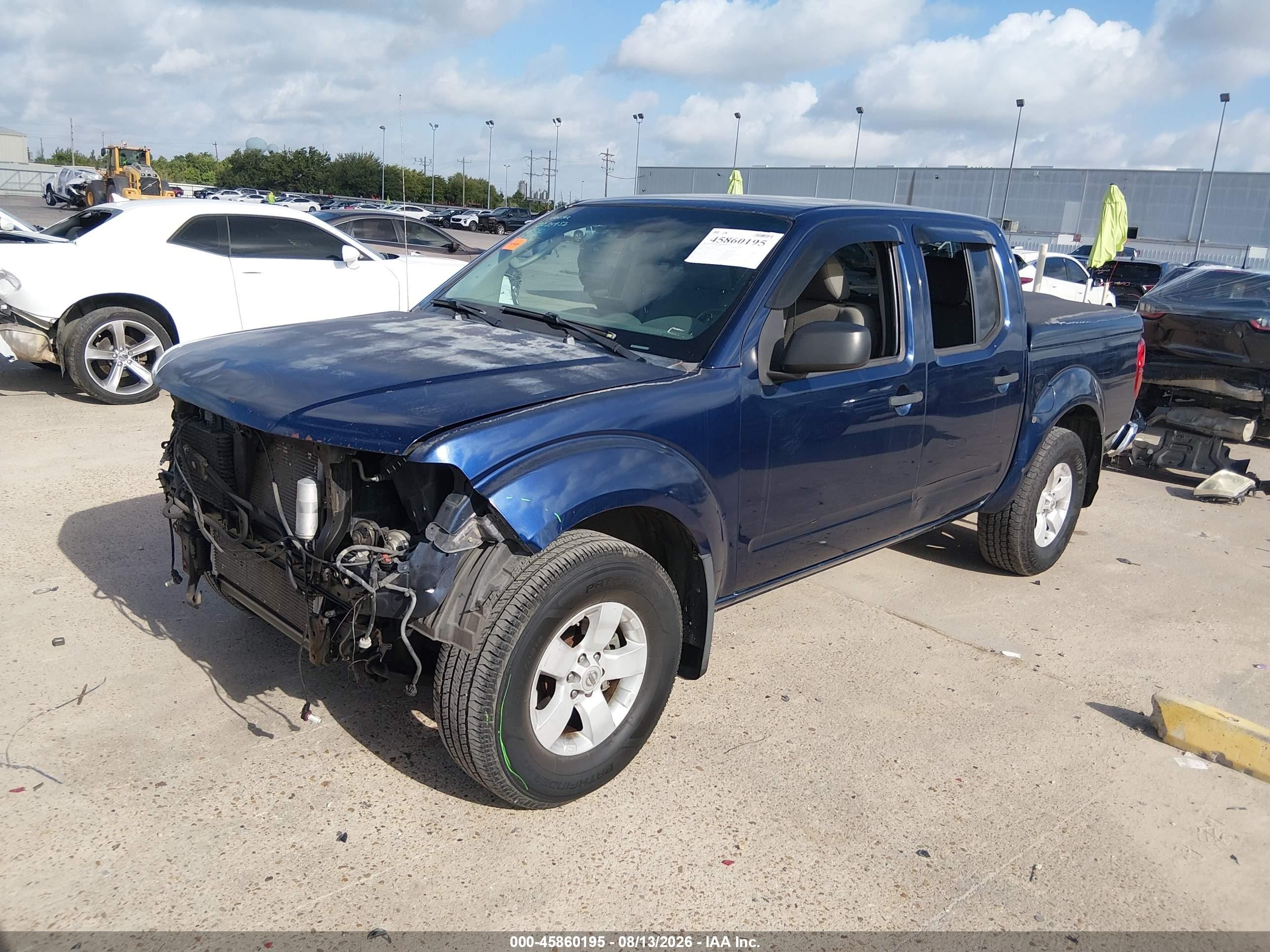 2011 Nissan Frontier Sv Синий vin: 1N6AD0EV7BC430605