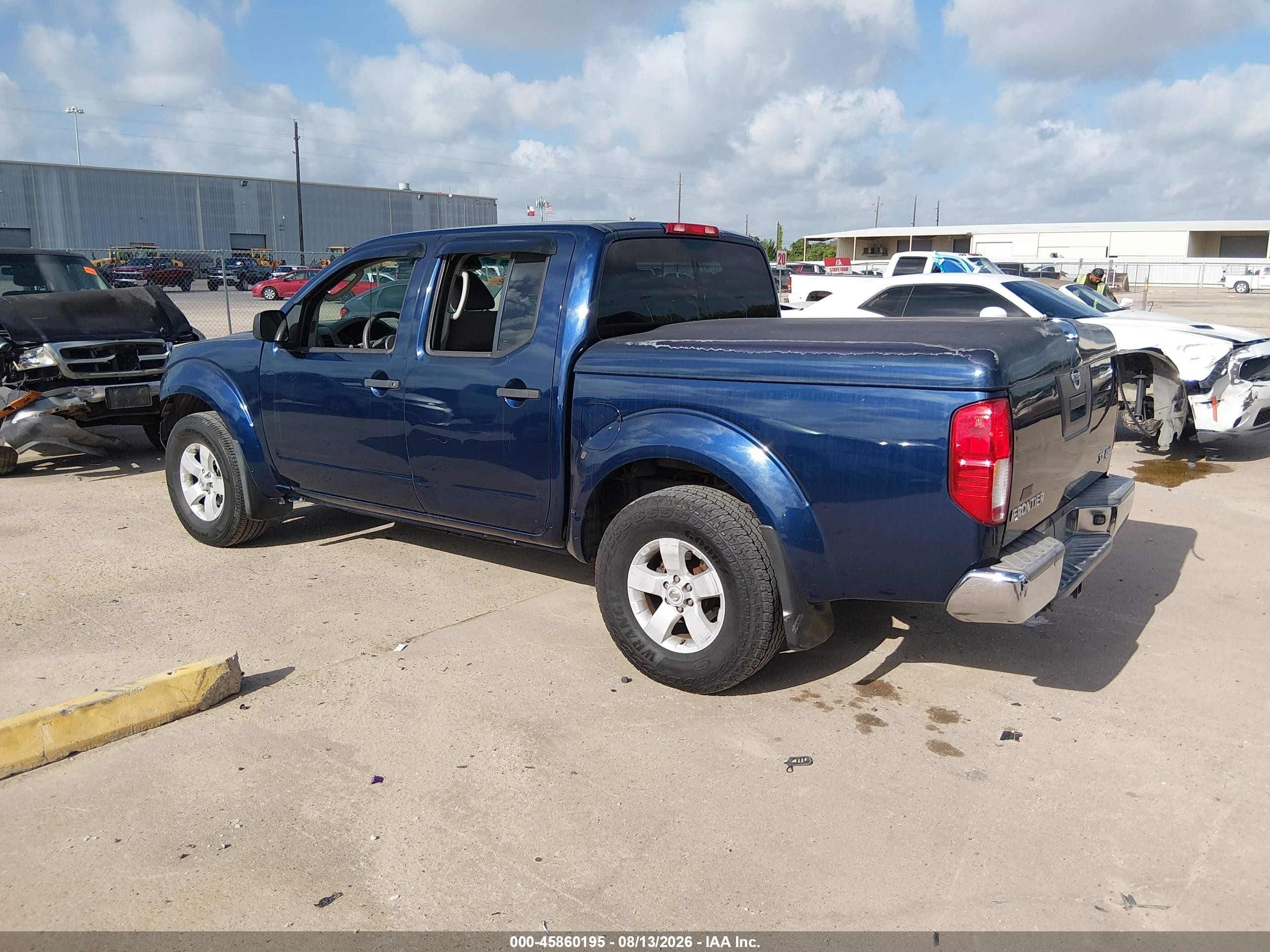 2011 Nissan Frontier Sv Синий vin: 1N6AD0EV7BC430605