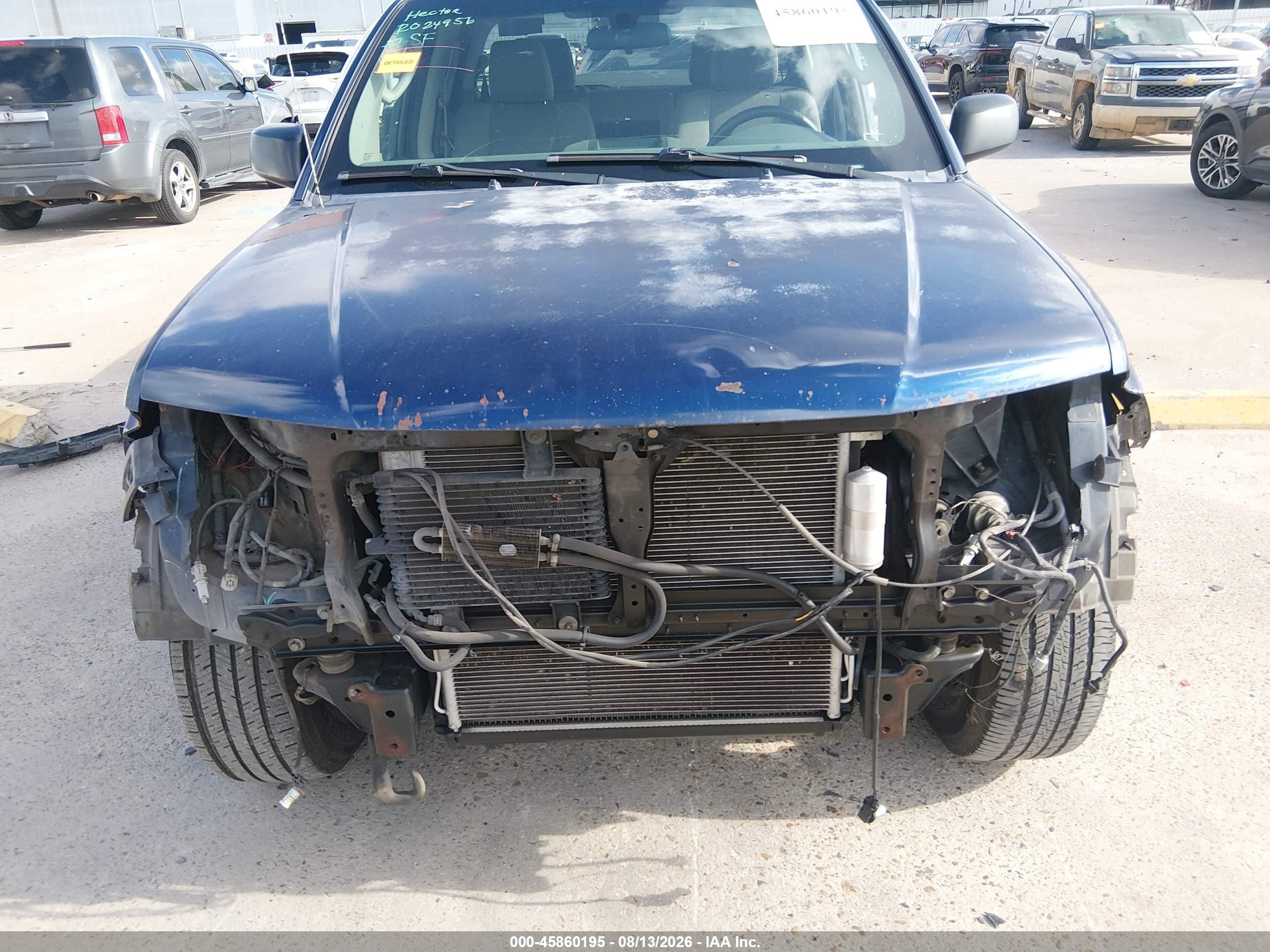2011 Nissan Frontier Sv Синий vin: 1N6AD0EV7BC430605