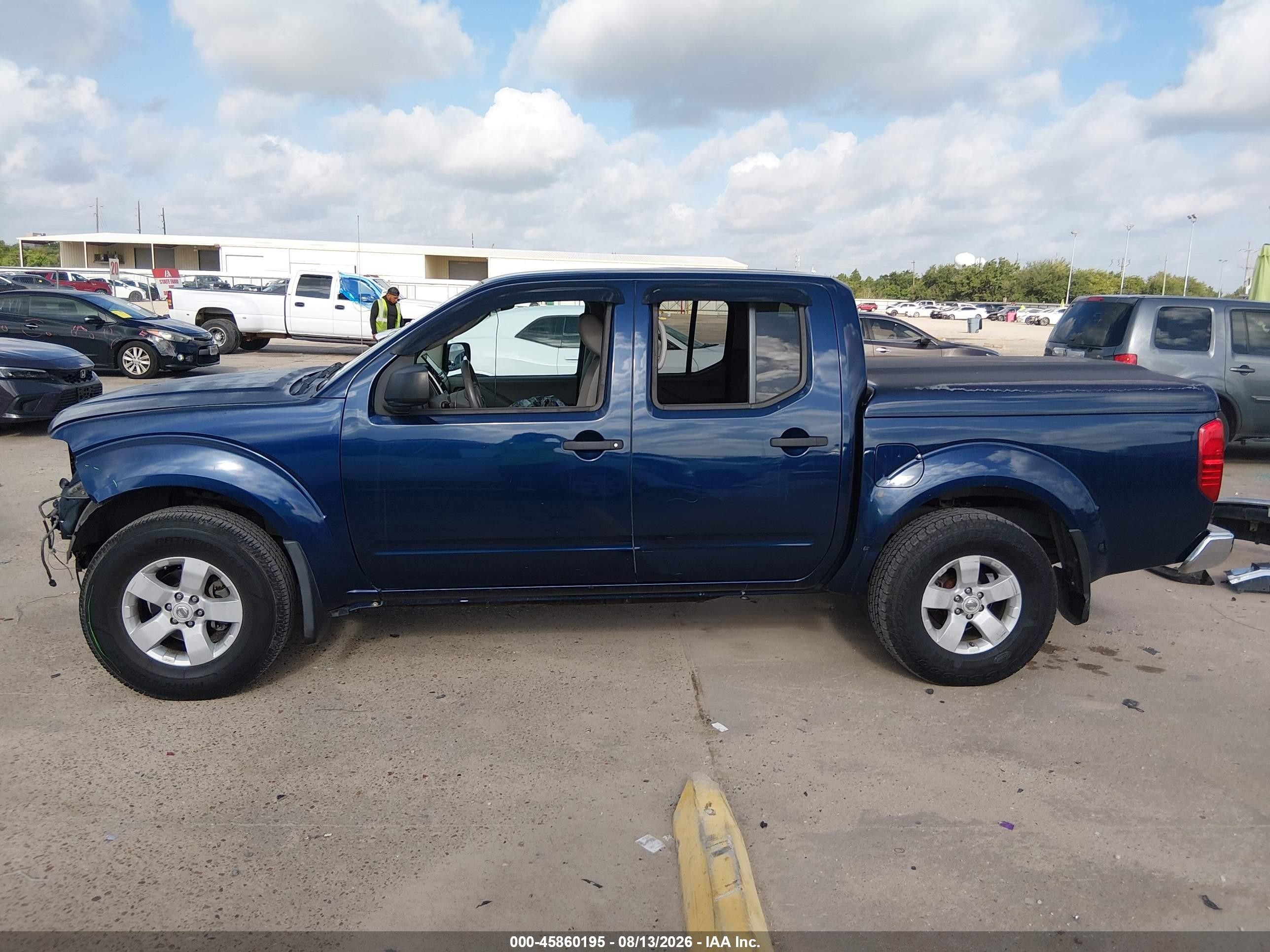 2011 Nissan Frontier Sv Синий vin: 1N6AD0EV7BC430605