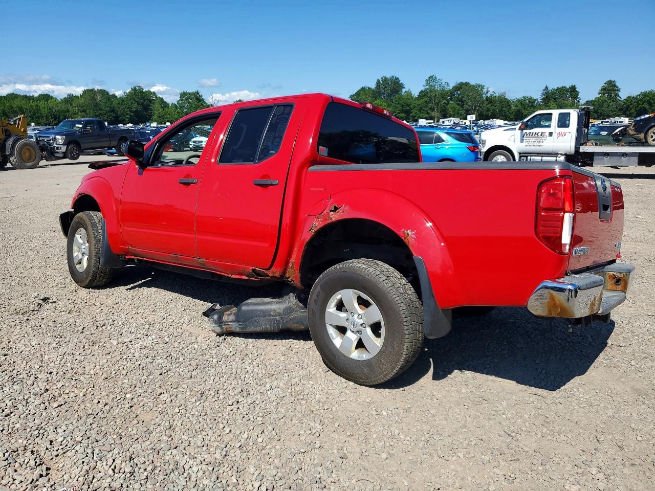2011 Nissan Frontier S/sv/sl/pro-4x Red vin: 1N6AD0EV7BC434590