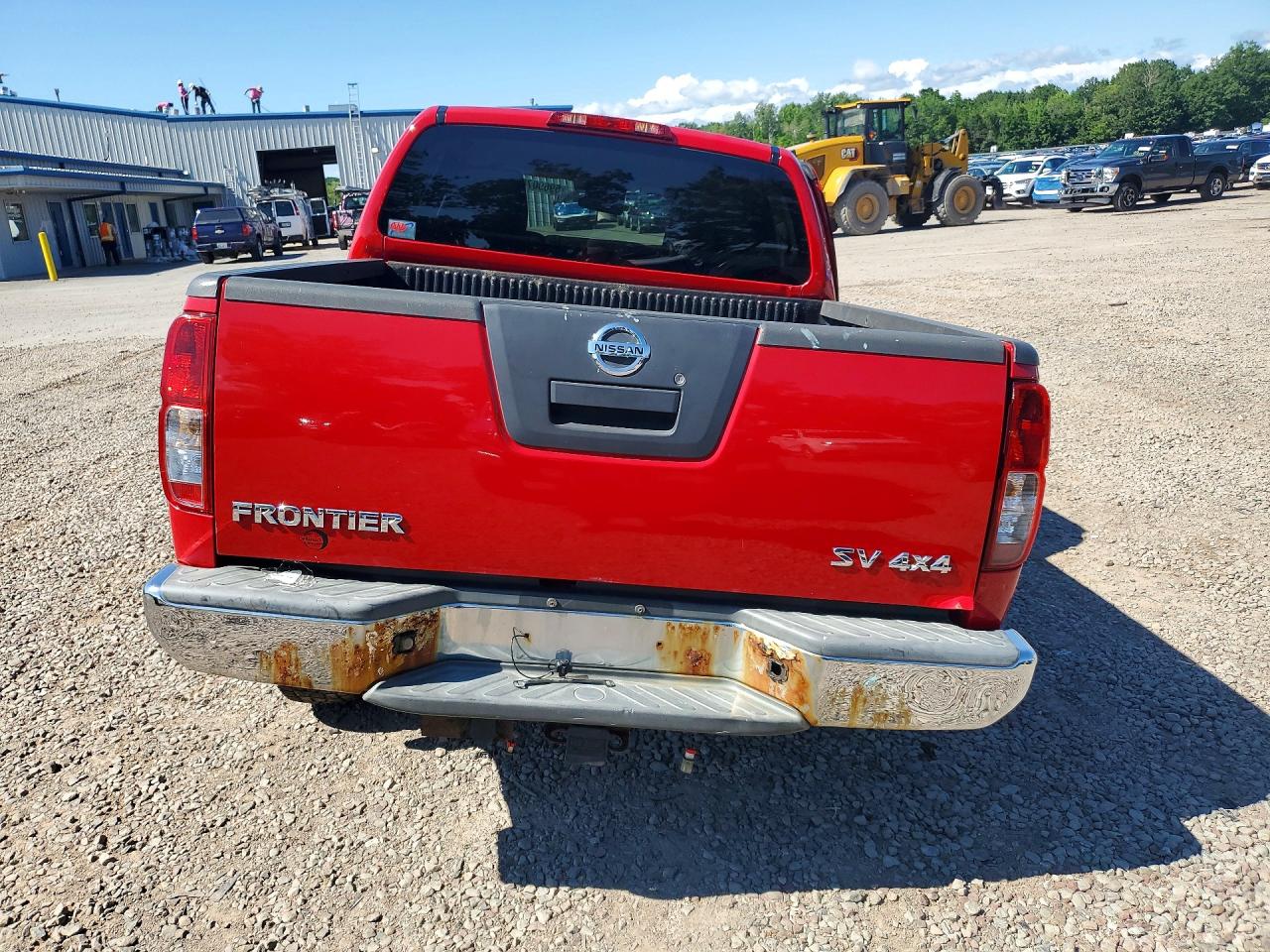 2011 Nissan Frontier S/sv/sl/pro-4x Red vin: 1N6AD0EV7BC434590