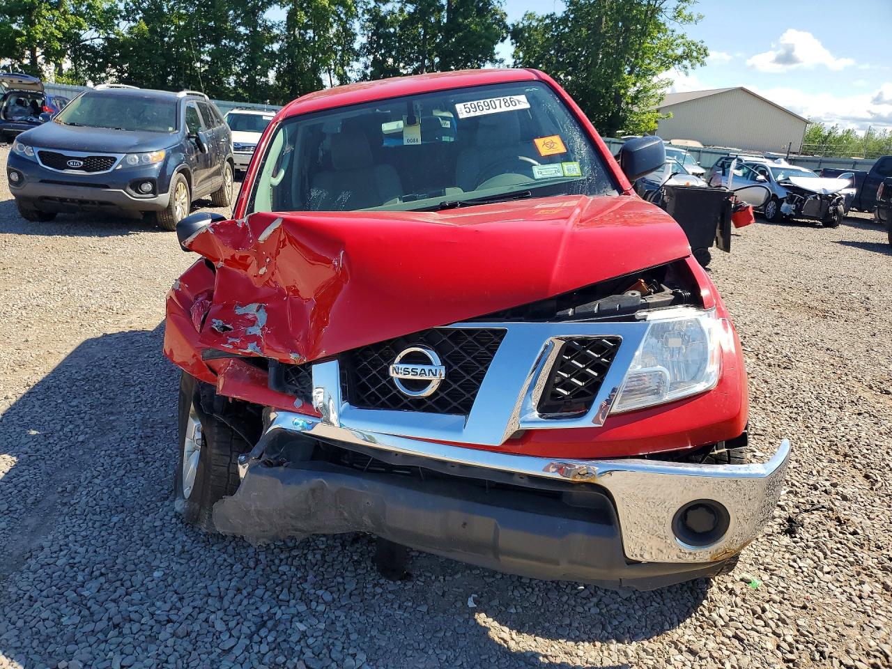 2011 Nissan Frontier S/sv/sl/pro-4x Red vin: 1N6AD0EV7BC434590