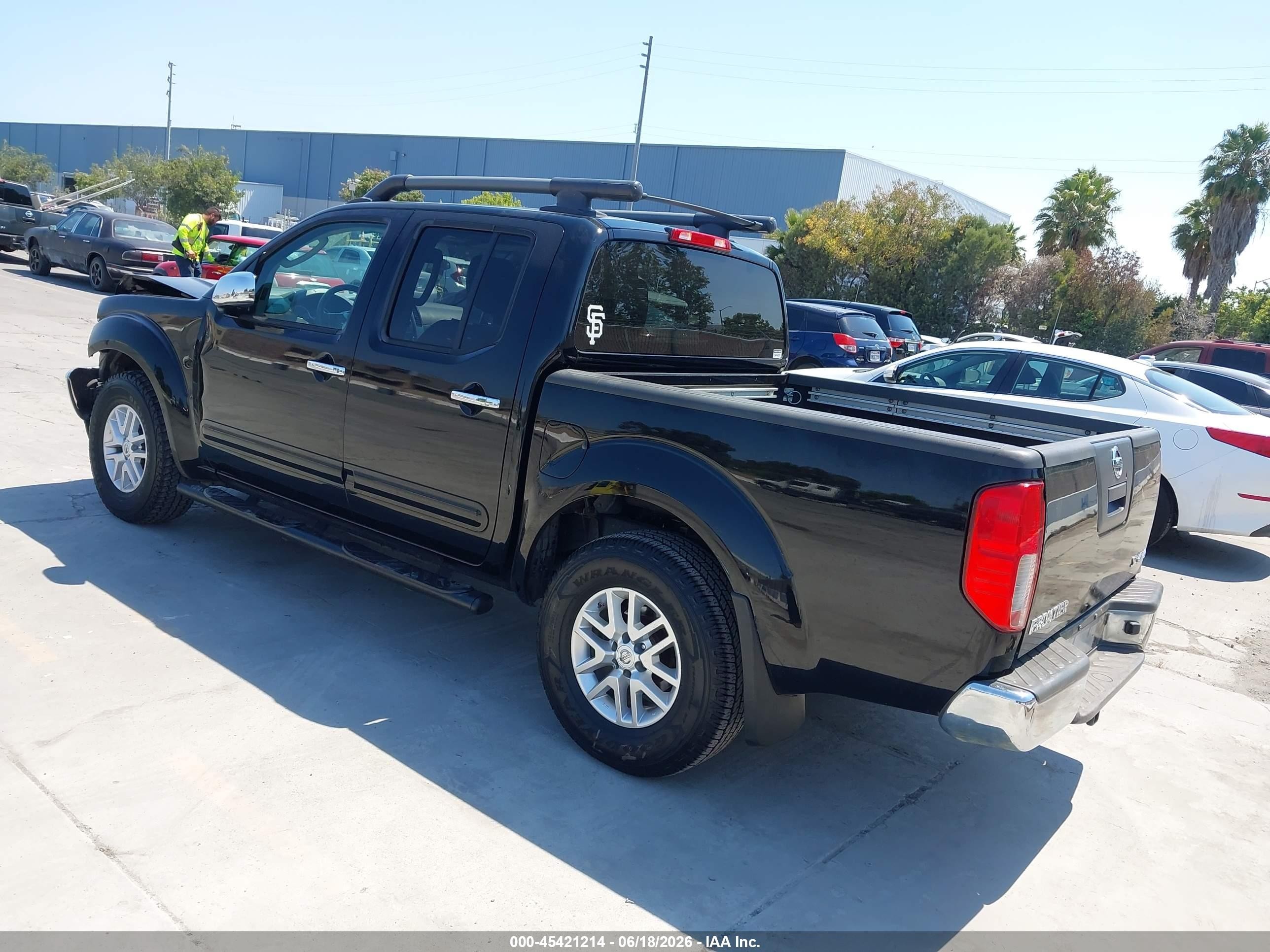 2011 Nissan Frontier Sl Black vin: 1N6AD0EV7BC440969