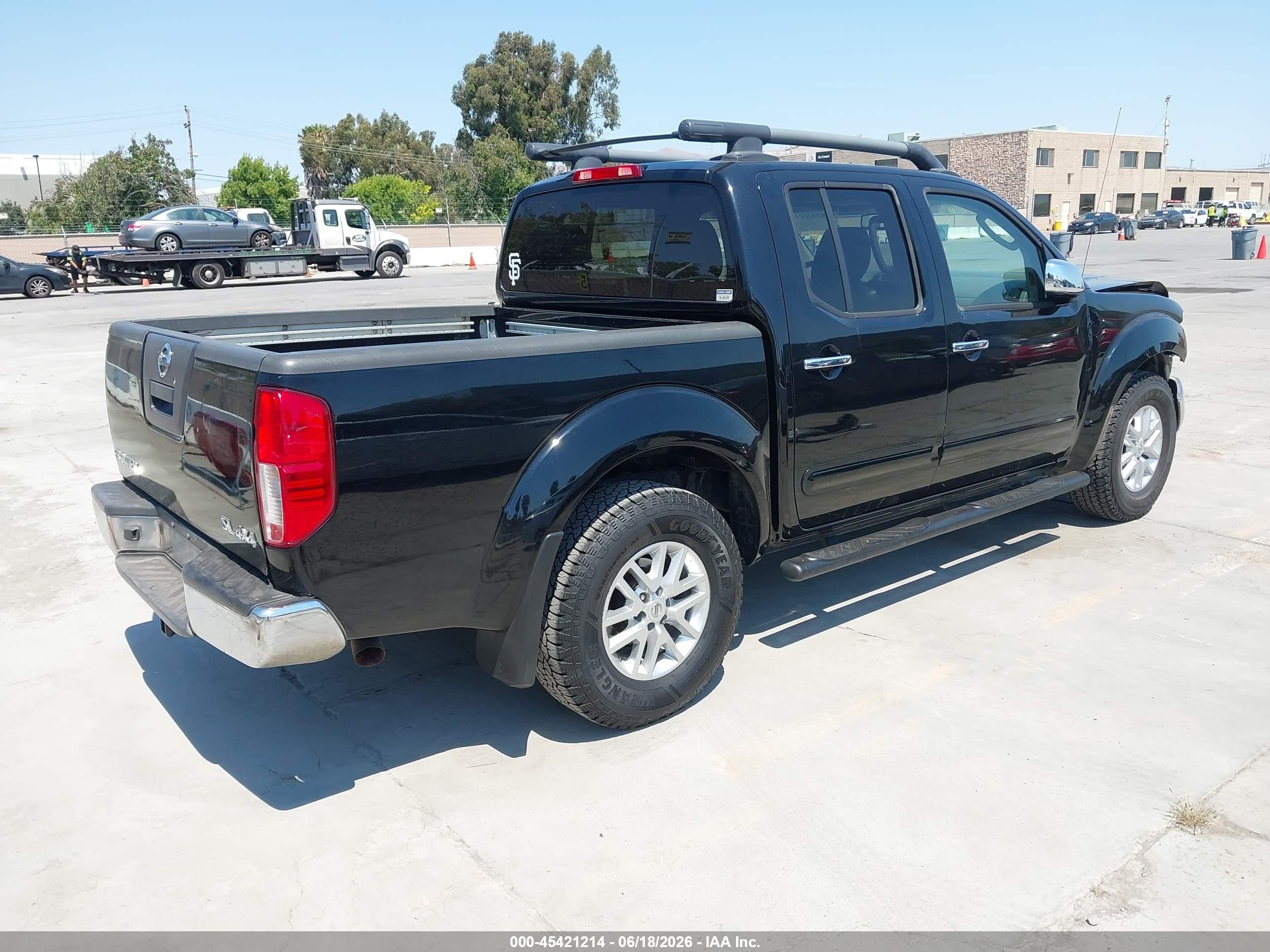 2011 Nissan Frontier Sl Black vin: 1N6AD0EV7BC440969