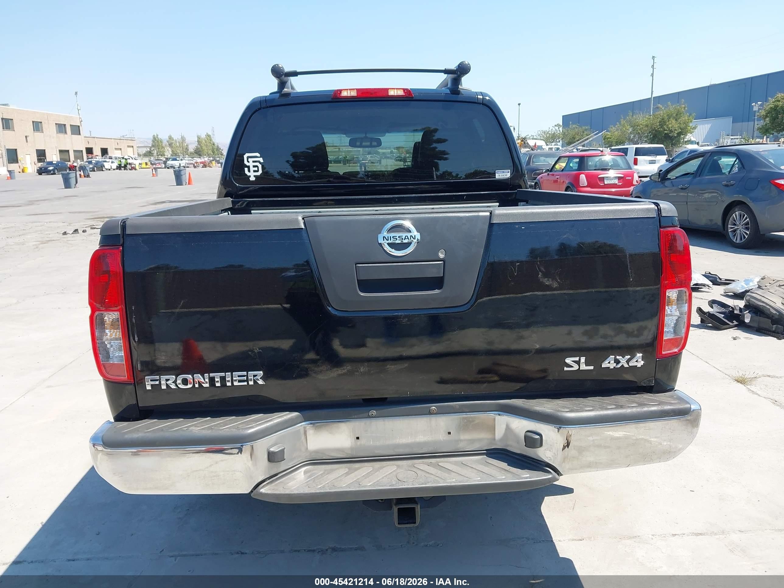 2011 Nissan Frontier Sl Black vin: 1N6AD0EV7BC440969