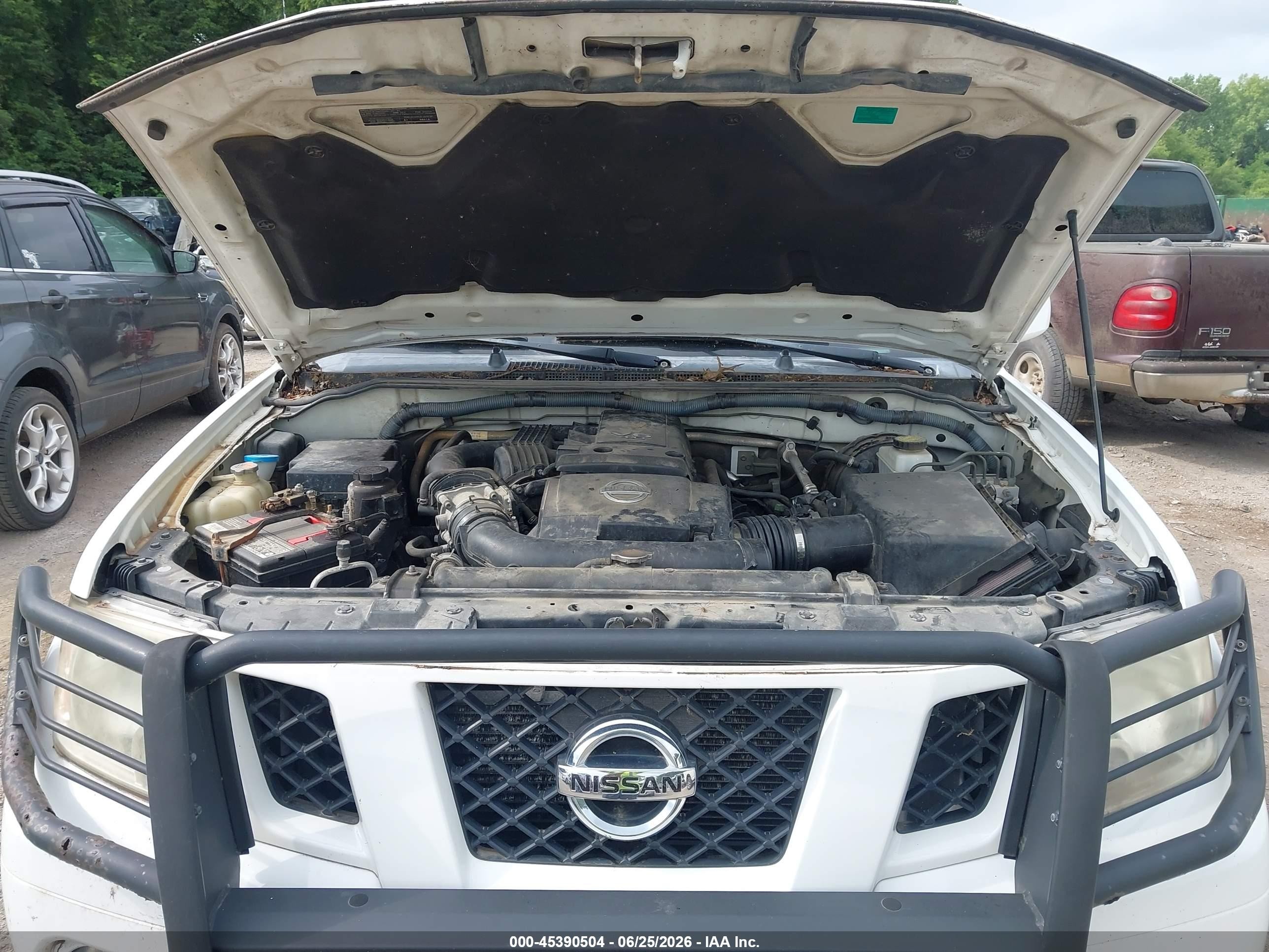 2011 Nissan Frontier Pro-4x Белый vin: 1N6AD0EV7BC448232