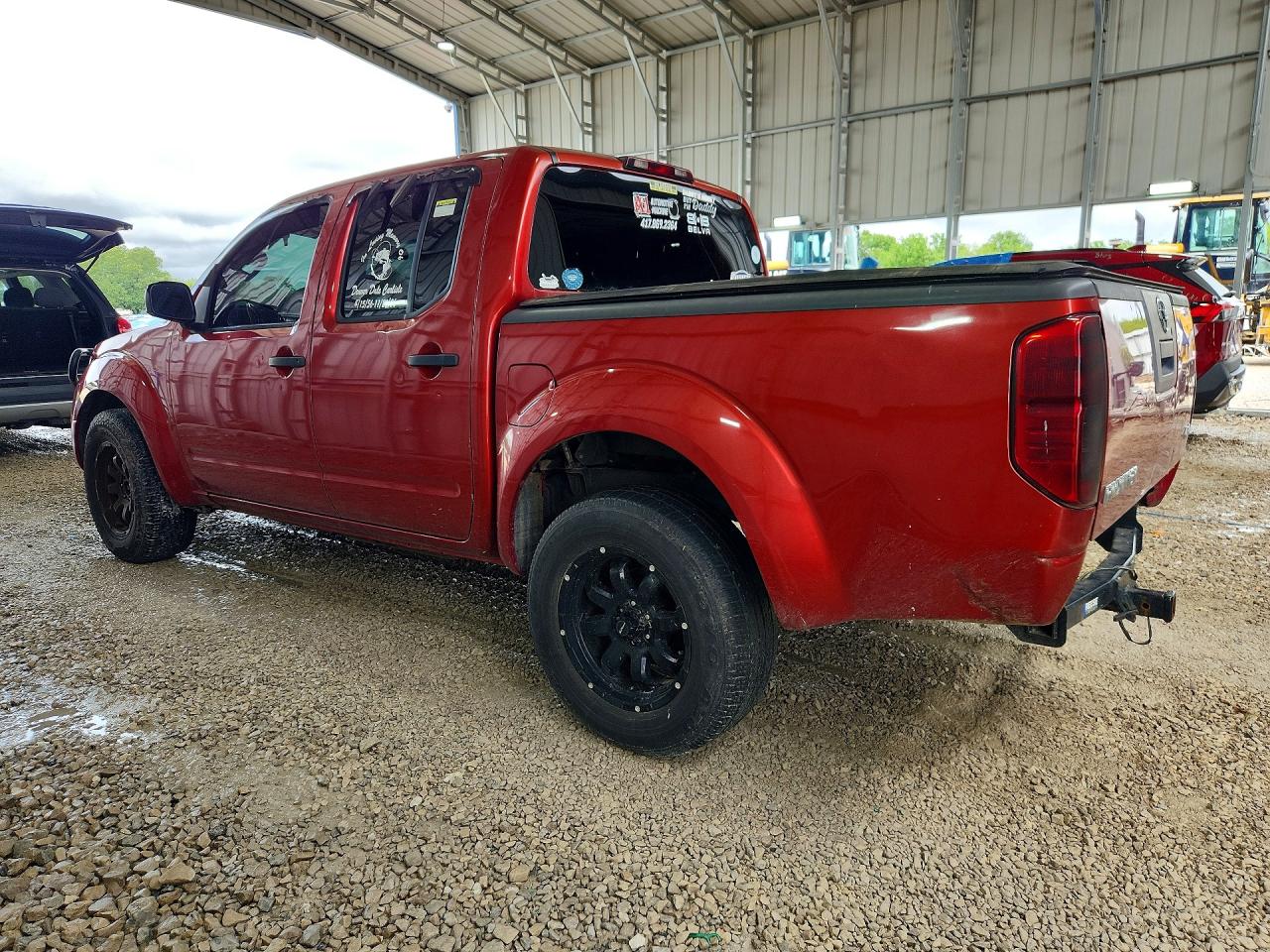 2012 Nissan Frontier S Red vin: 1N6AD0EV7CC409139