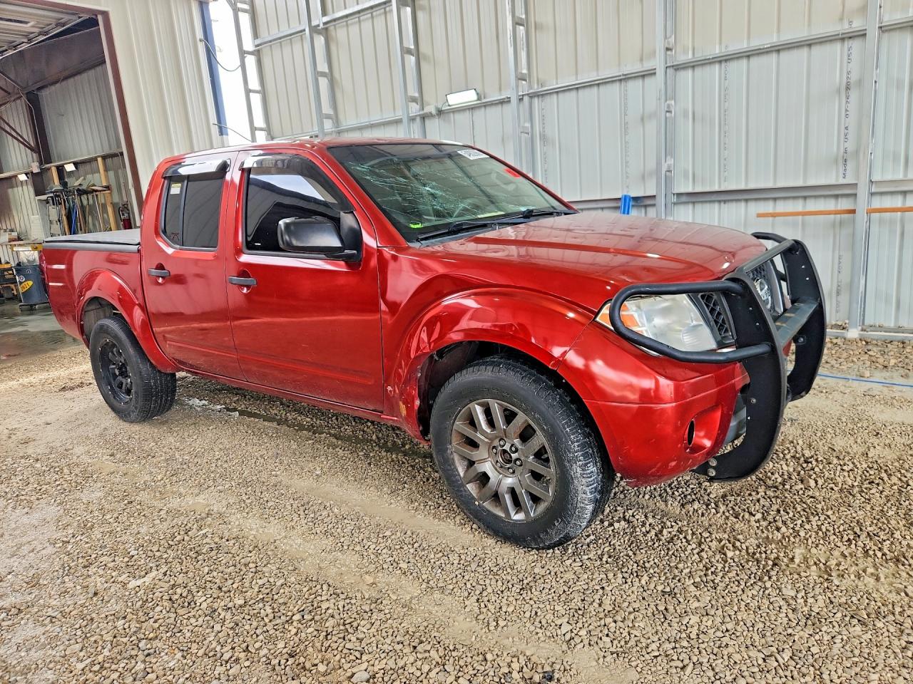 2012 Nissan Frontier S Red vin: 1N6AD0EV7CC409139