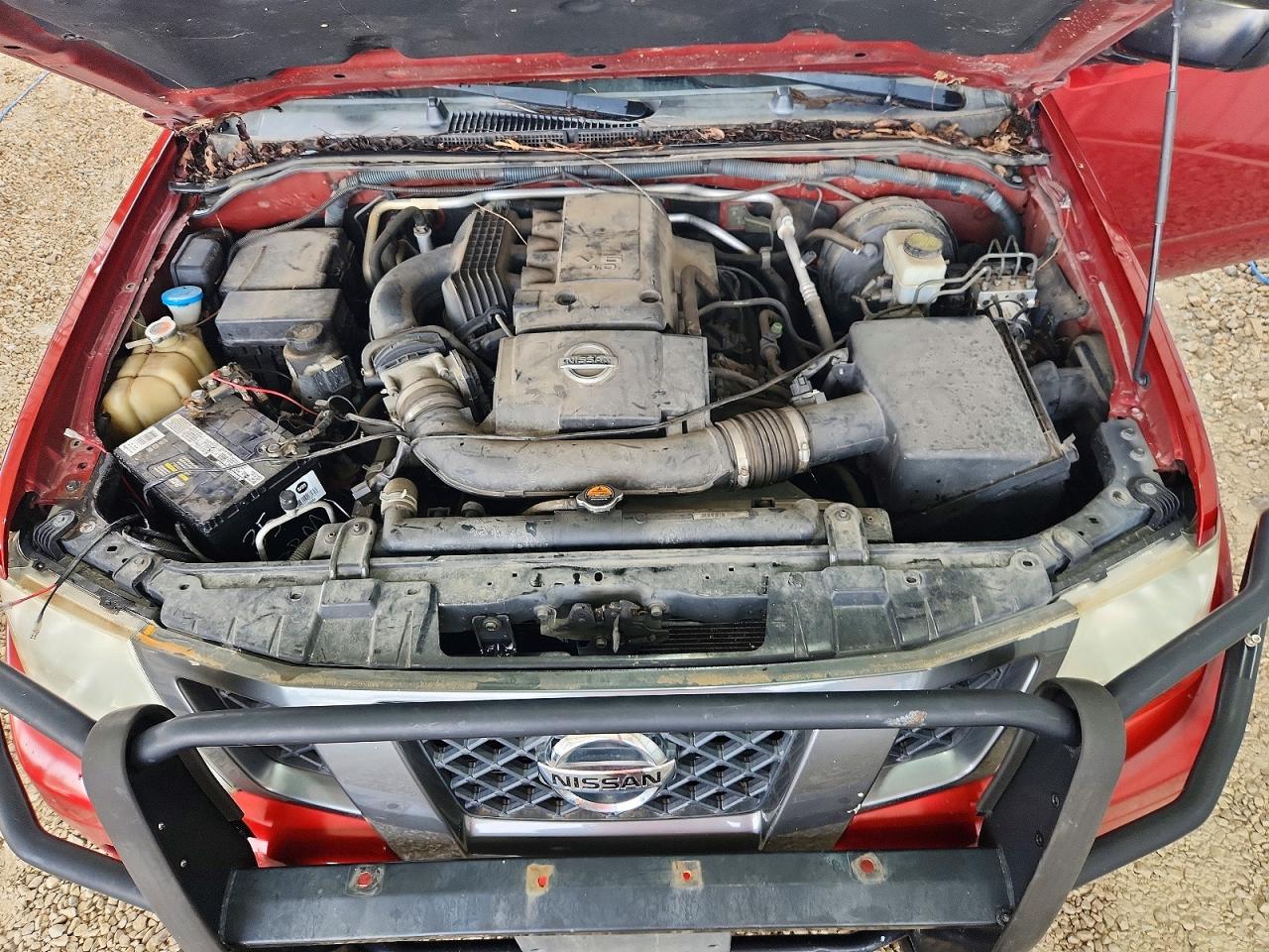 2012 Nissan Frontier S Red vin: 1N6AD0EV7CC409139