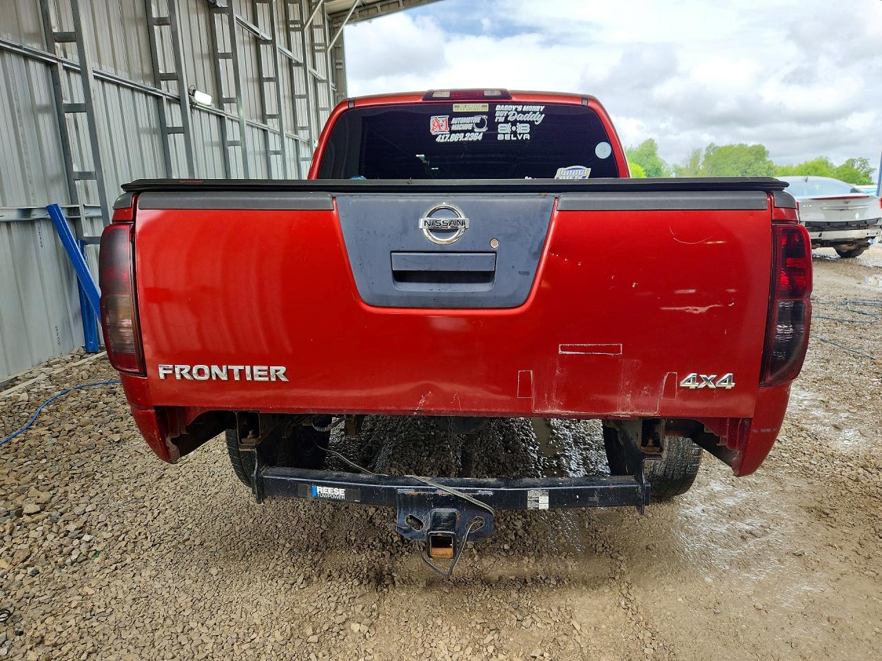 2012 Nissan Frontier S Red vin: 1N6AD0EV7CC409139