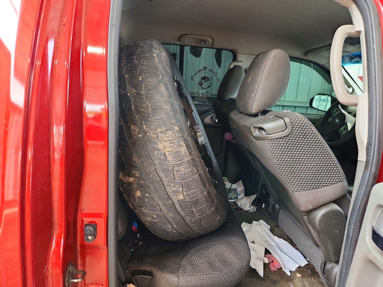 2012 Nissan Frontier S Red vin: 1N6AD0EV7CC409139