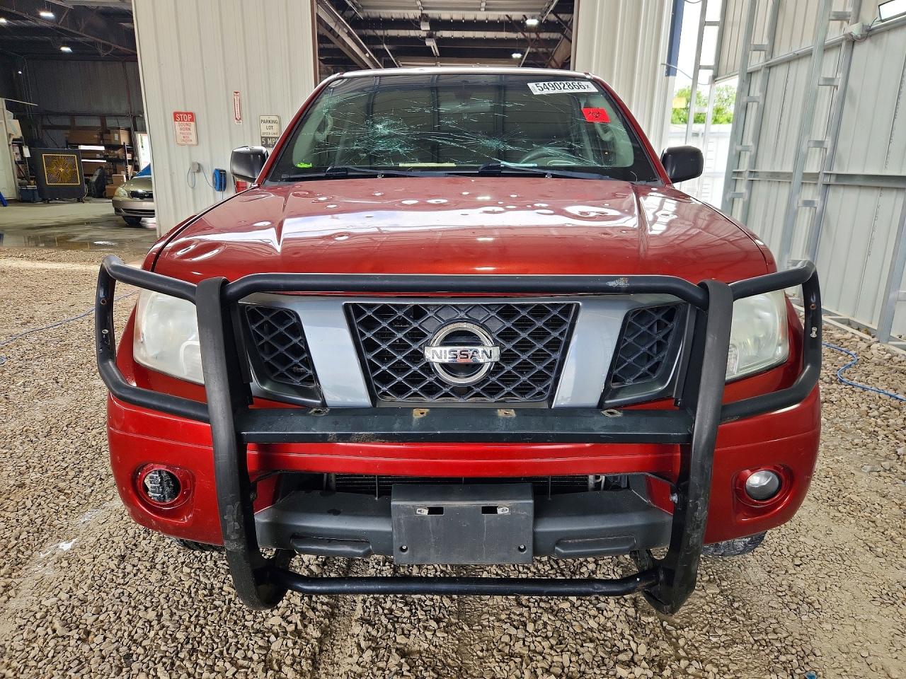 2012 Nissan Frontier S Red vin: 1N6AD0EV7CC409139