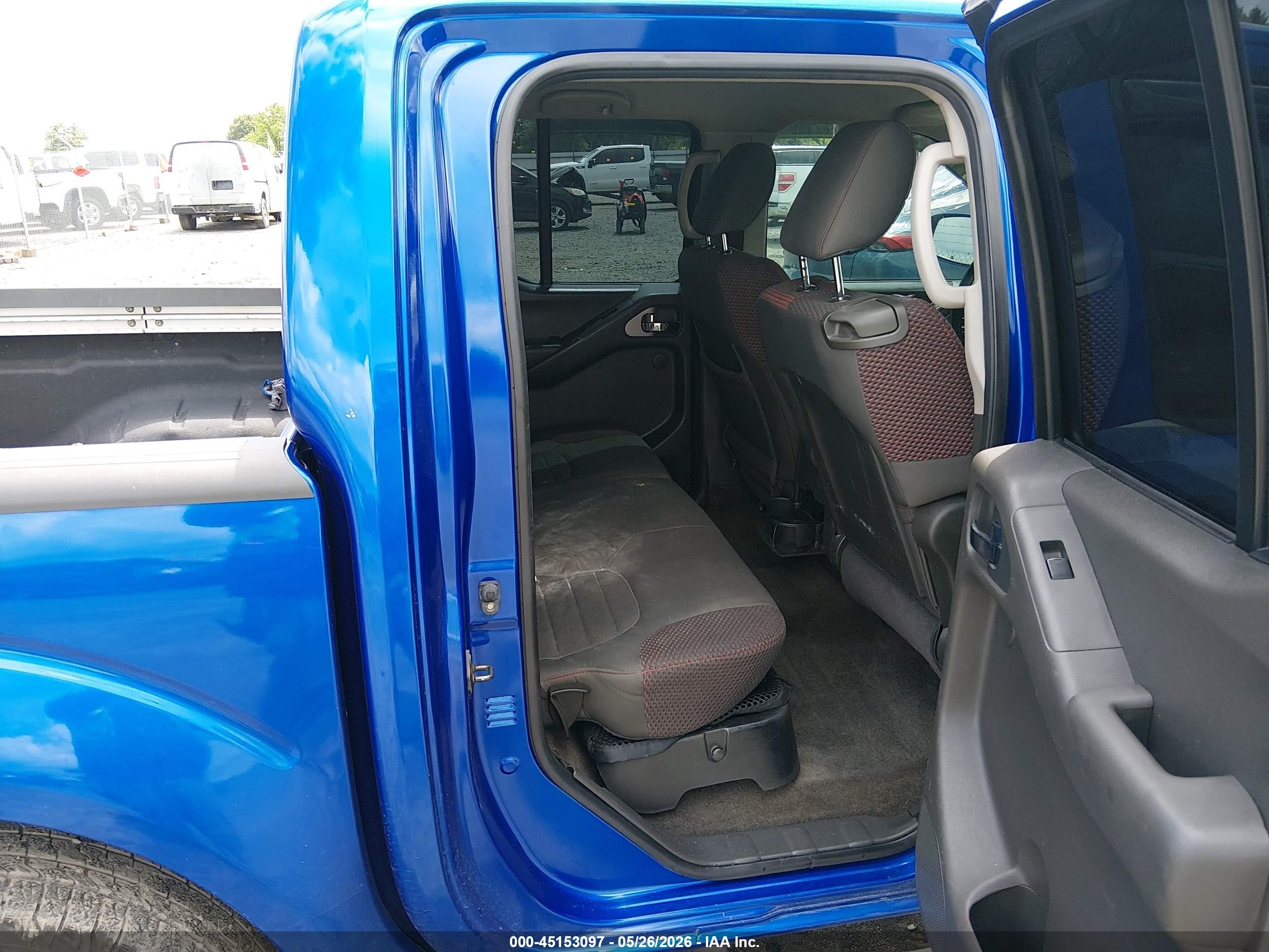 2012 Nissan Frontier Pro-4x Blue vin: 1N6AD0EV7CC436356