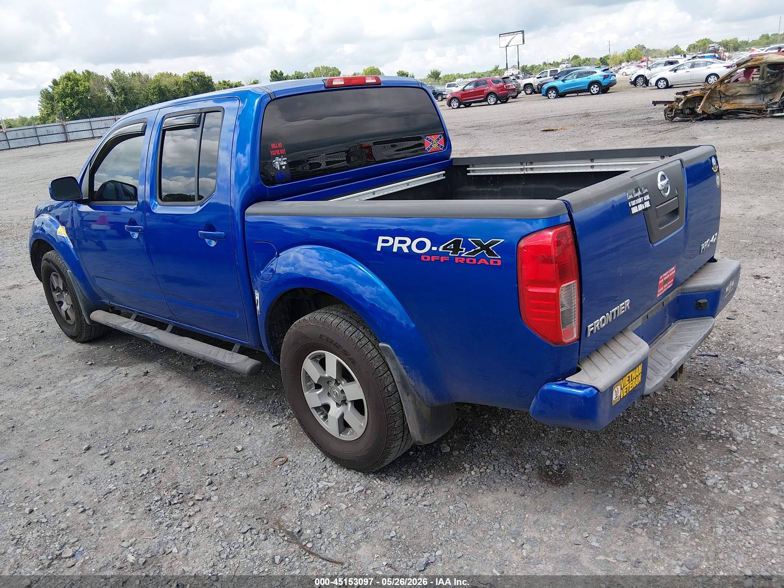 2012 Nissan Frontier Pro-4x Blue vin: 1N6AD0EV7CC436356