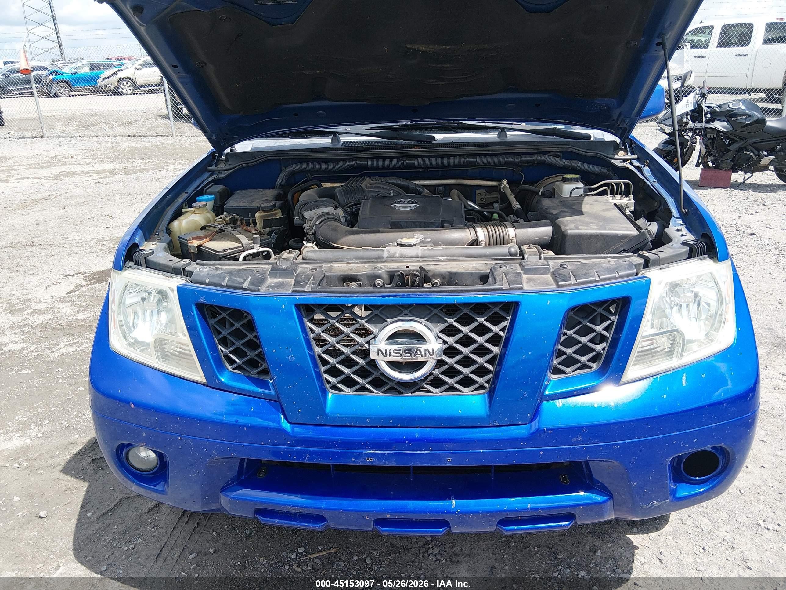 2012 Nissan Frontier Pro-4x Blue vin: 1N6AD0EV7CC436356