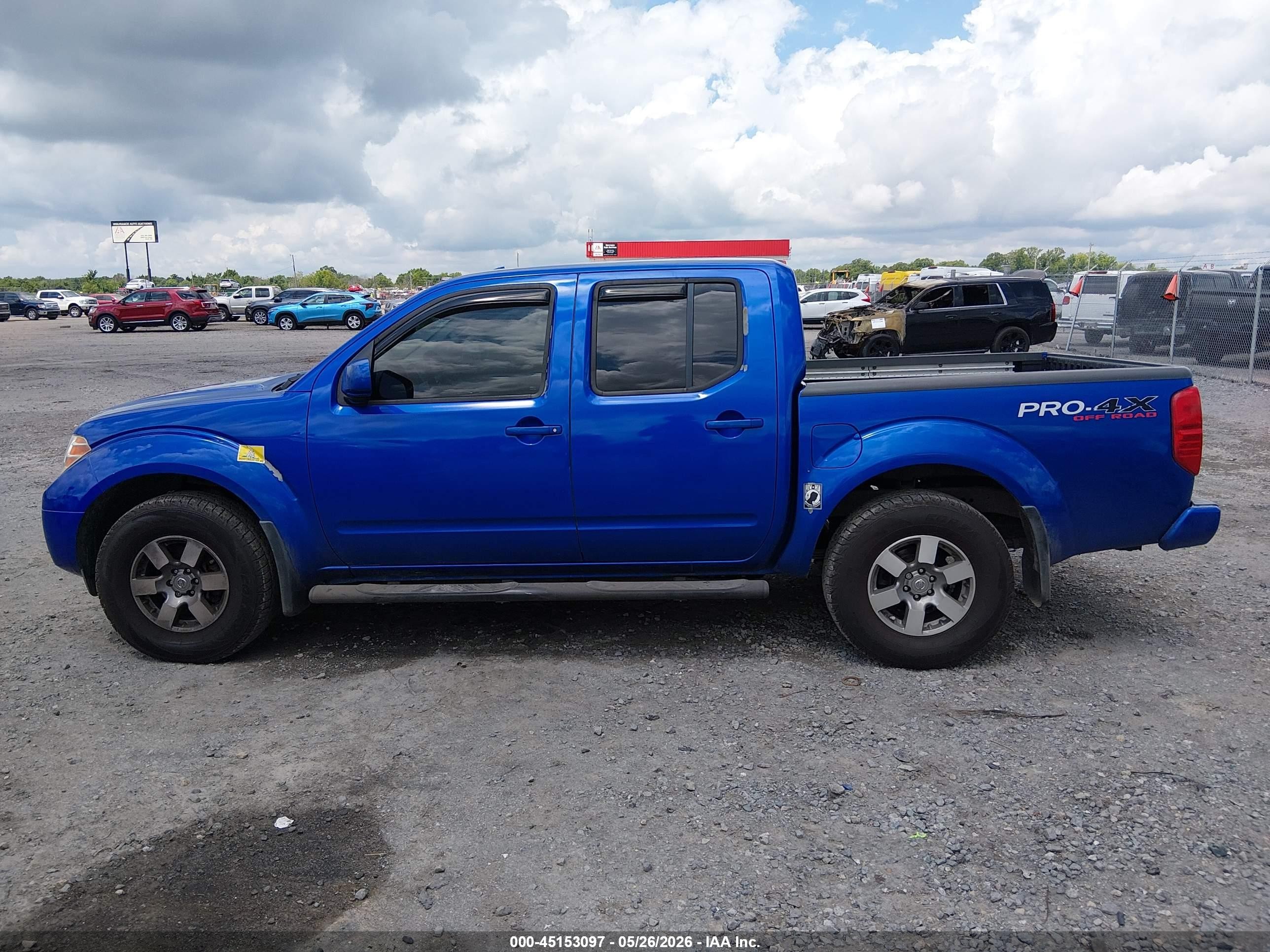 2012 Nissan Frontier Pro-4x Blue vin: 1N6AD0EV7CC436356