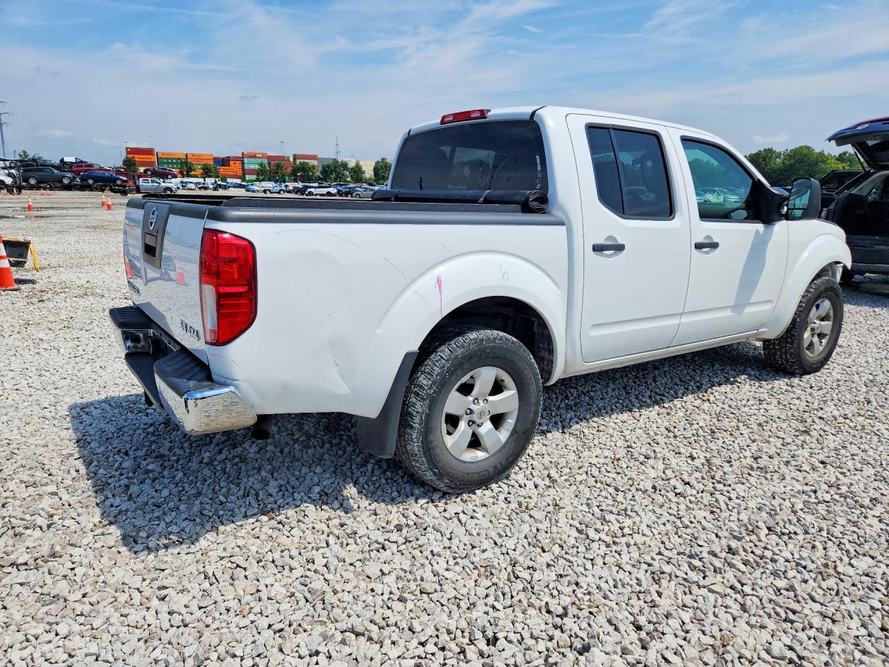 2012 Nissan Frontier S White vin: 1N6AD0EV7CC458079