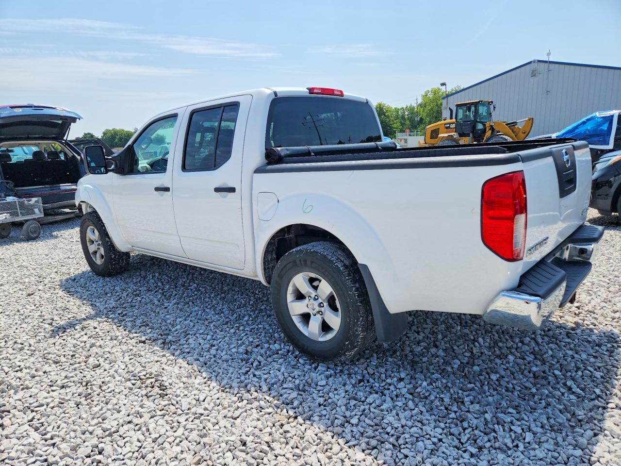 2012 Nissan Frontier S White vin: 1N6AD0EV7CC458079