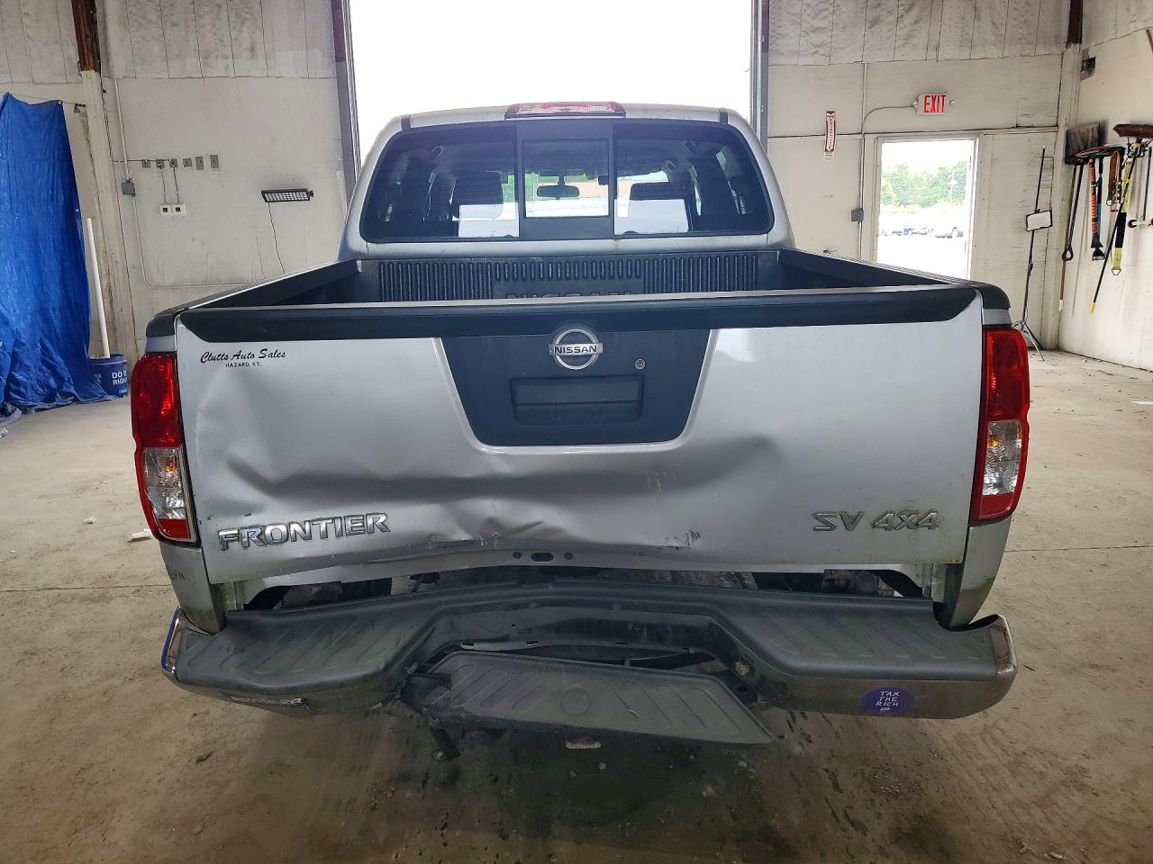 2014 Nissan Frontier Silver vin: 1N6AD0EV7EN710002