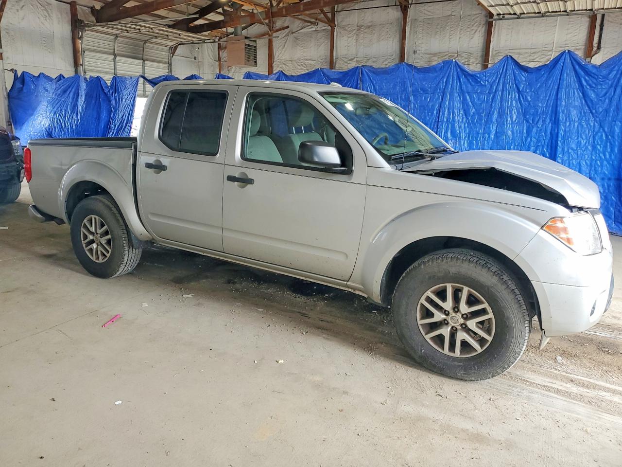 2014 Nissan Frontier Silver vin: 1N6AD0EV7EN710002