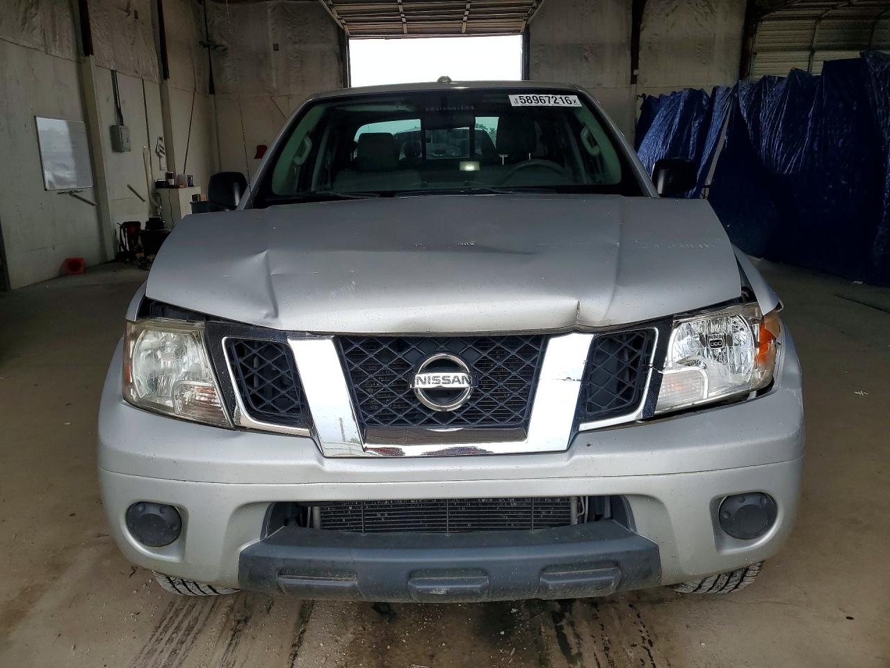 2014 Nissan Frontier Silver vin: 1N6AD0EV7EN710002