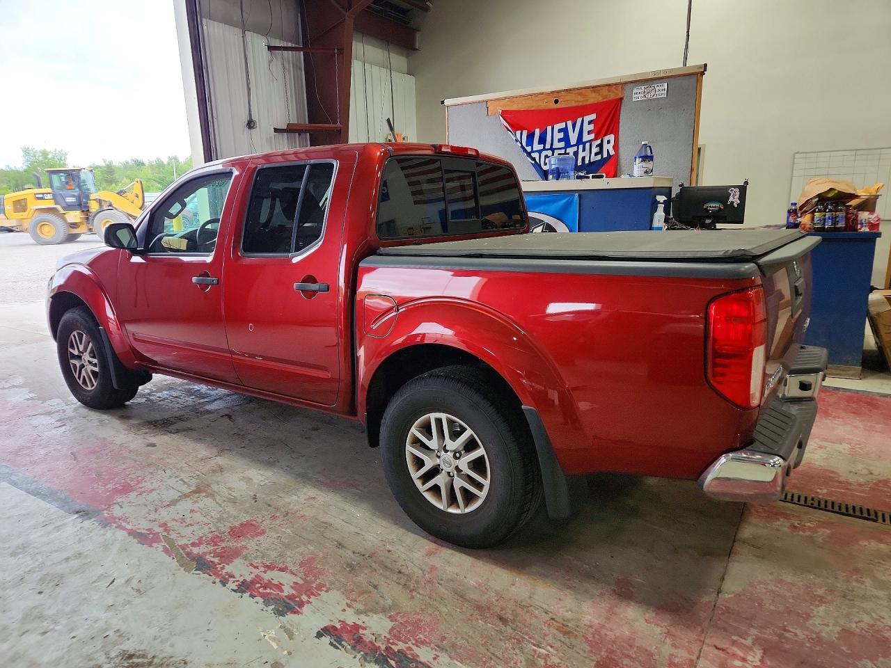 2014 Nissan Frontier S Burgundy vin: 1N6AD0EV7EN711053