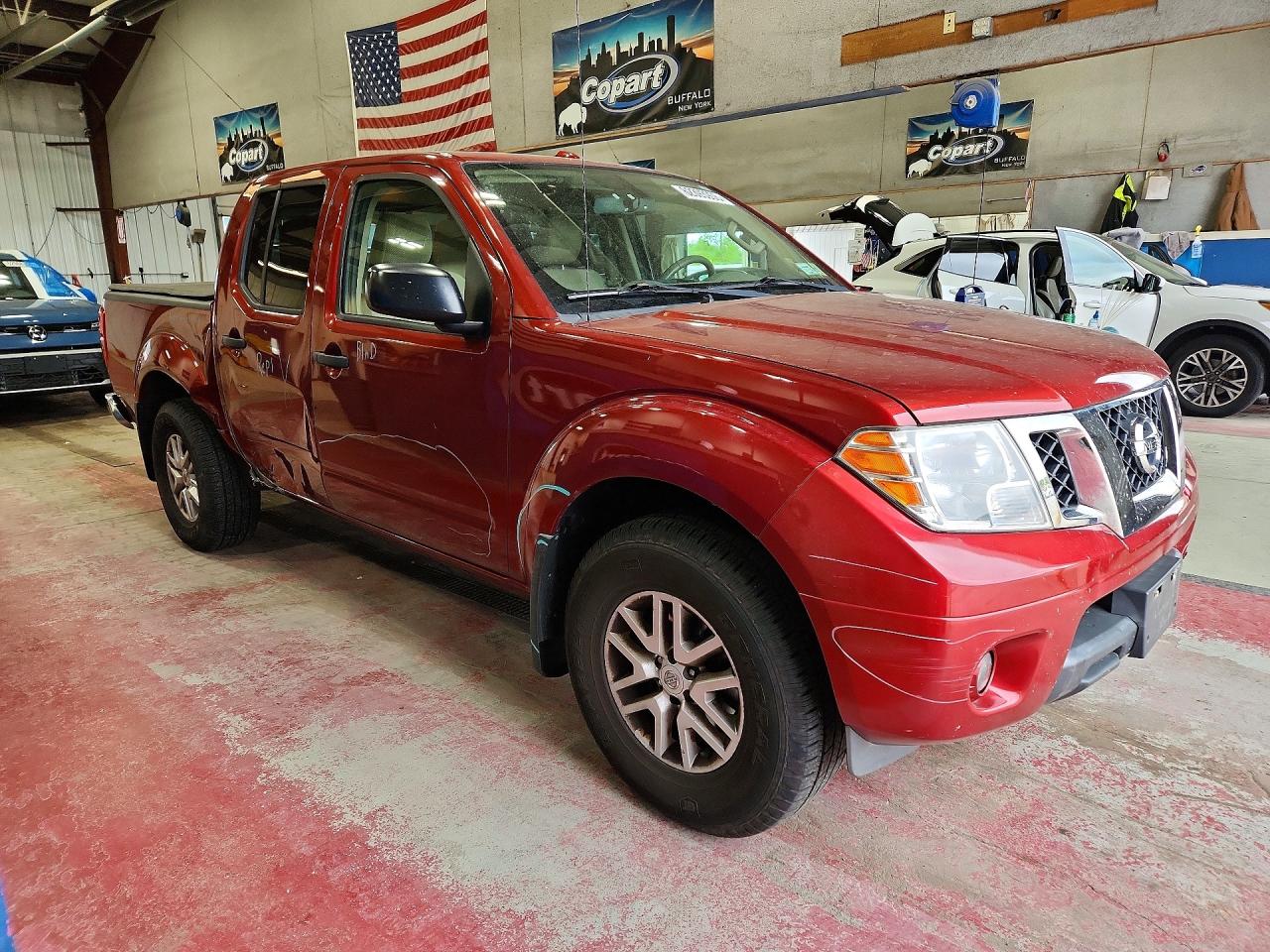 2014 Nissan Frontier S Burgundy vin: 1N6AD0EV7EN711053