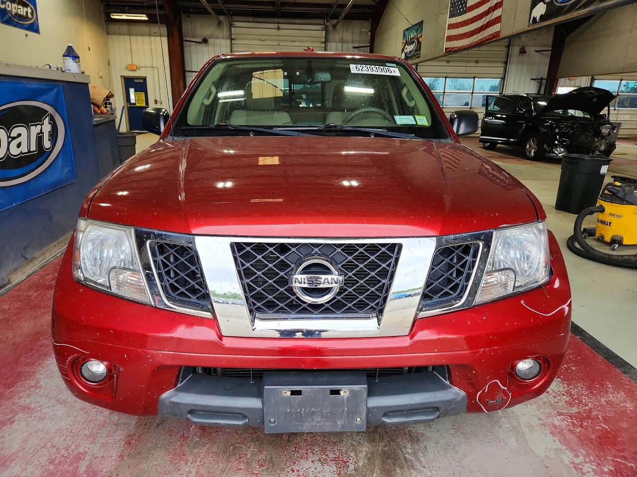 2014 Nissan Frontier S Burgundy vin: 1N6AD0EV7EN711053
