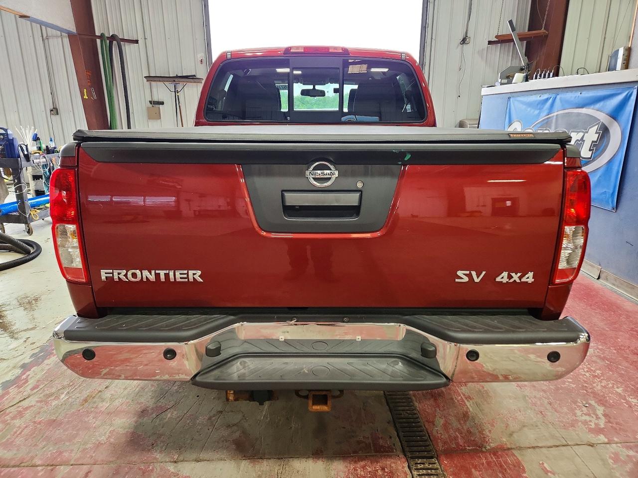 2014 Nissan Frontier S Burgundy vin: 1N6AD0EV7EN711053