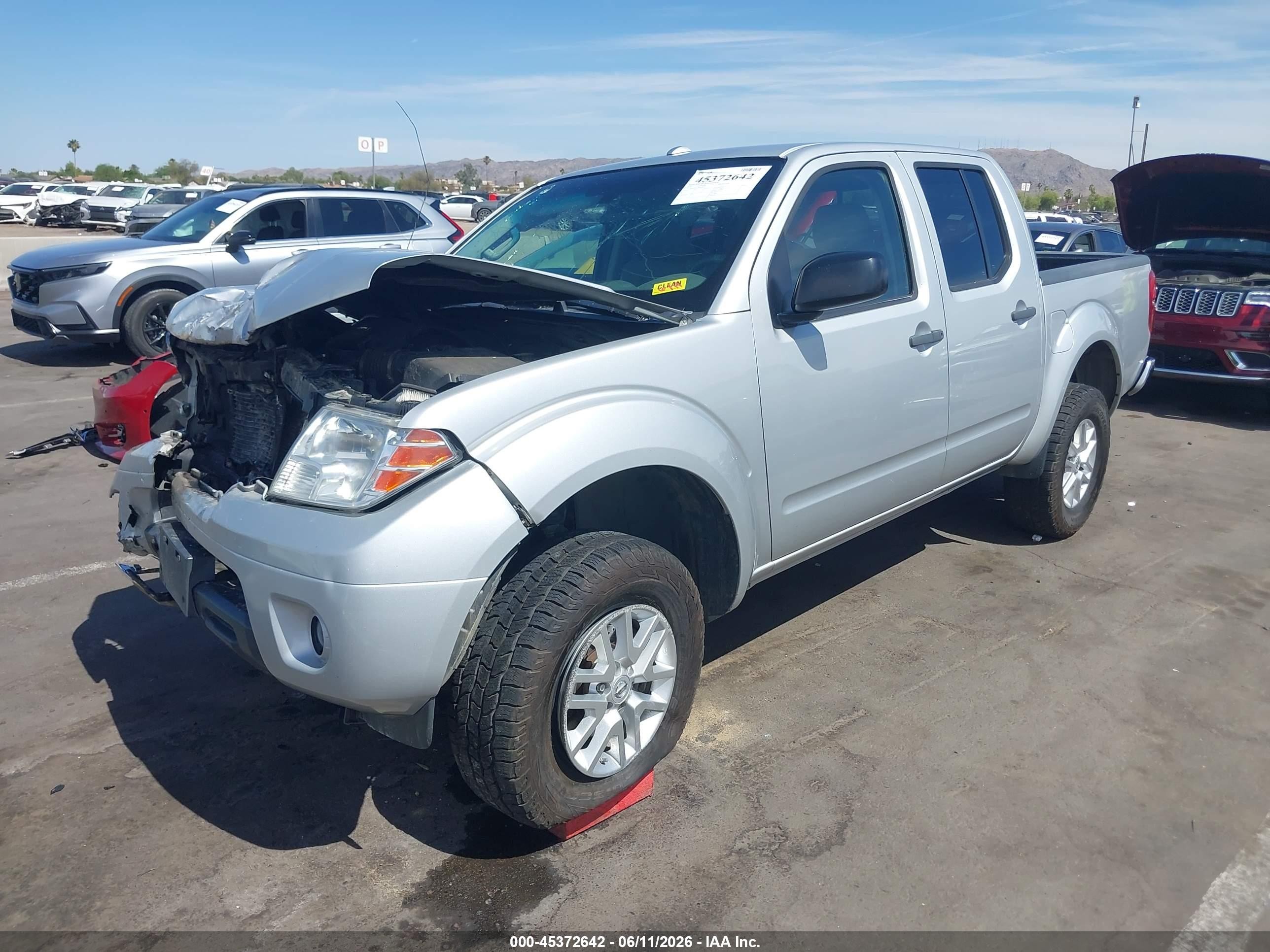 2014 Nissan Frontier Sv Silver vin: 1N6AD0EV7EN718052