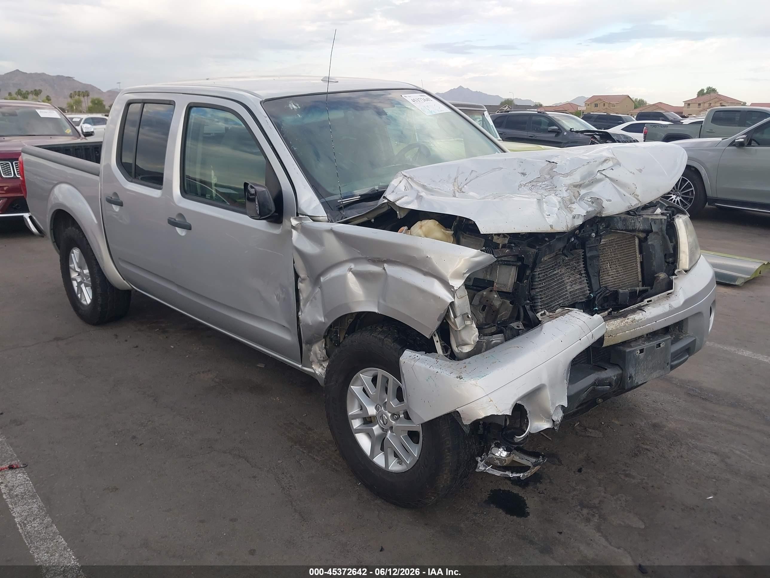 2014 Nissan Frontier Sv Silver vin: 1N6AD0EV7EN718052