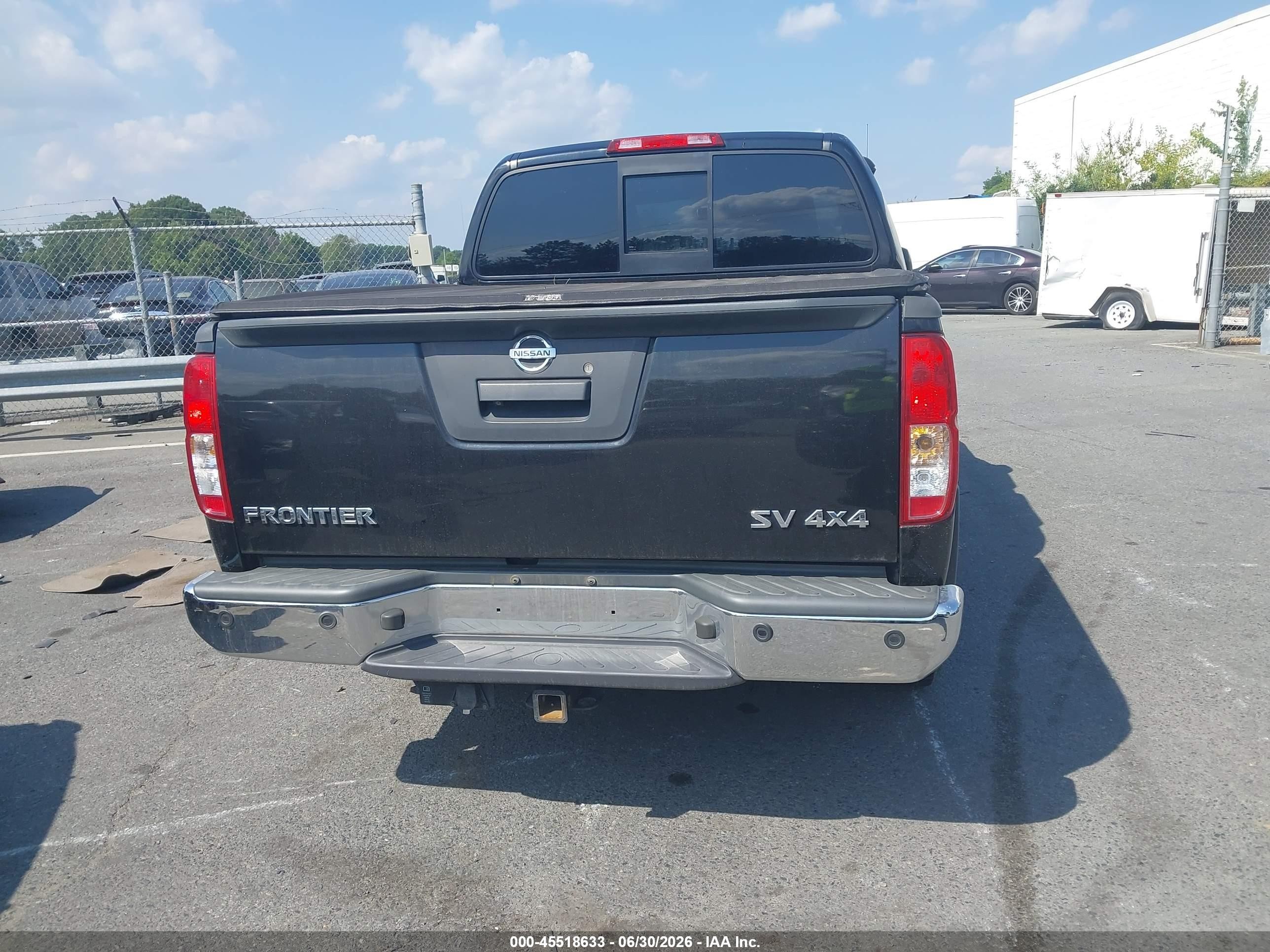 2014 Nissan Frontier Sv Black vin: 1N6AD0EV7EN752444