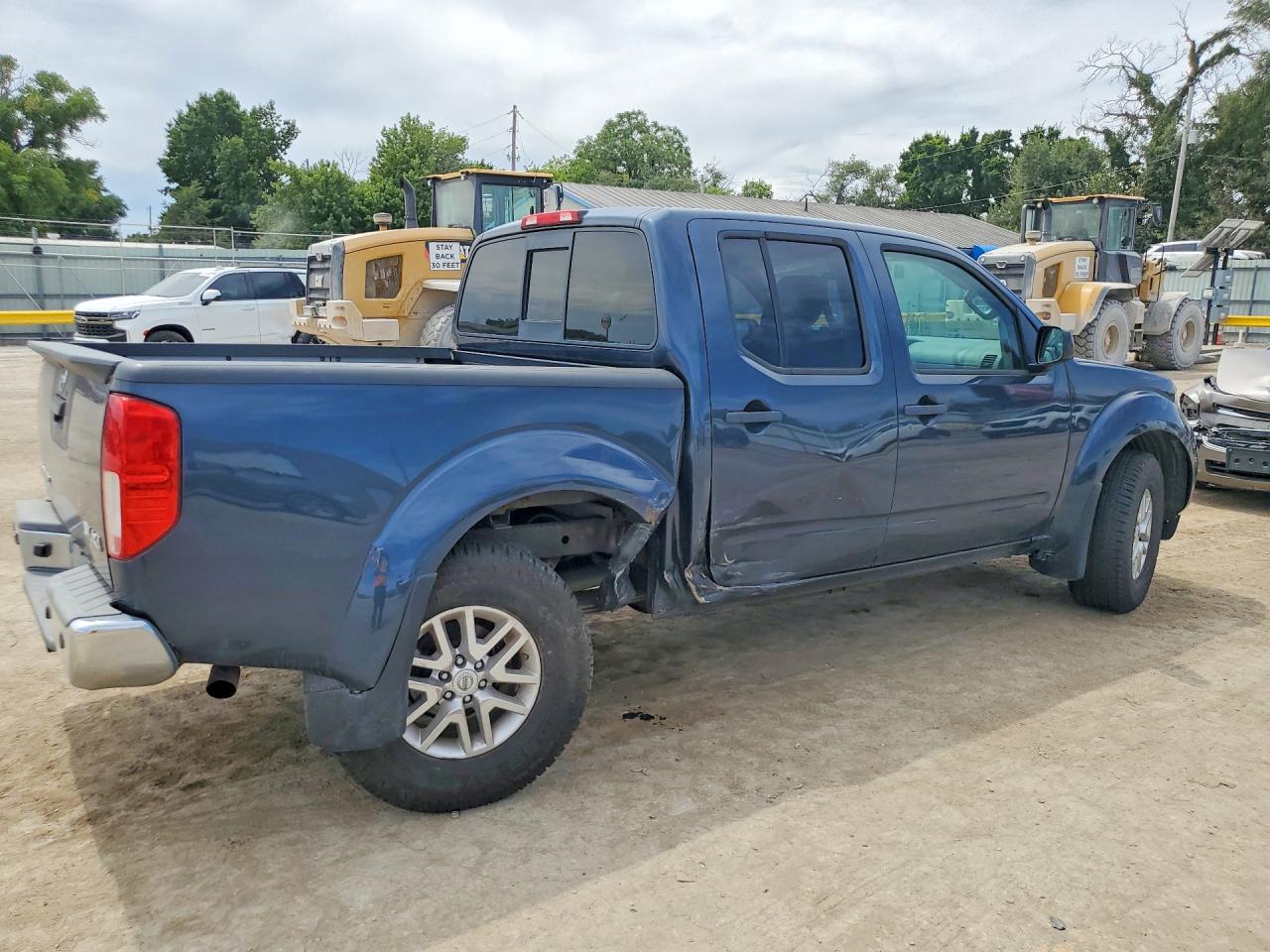 2015 Nissan Frontier S Blue vin: 1N6AD0EV7FN729523