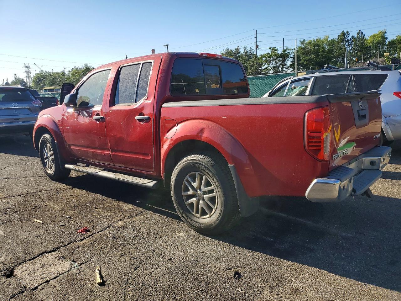 2015 Nissan Frontier S Maroon vin: 1N6AD0EV7FN731109