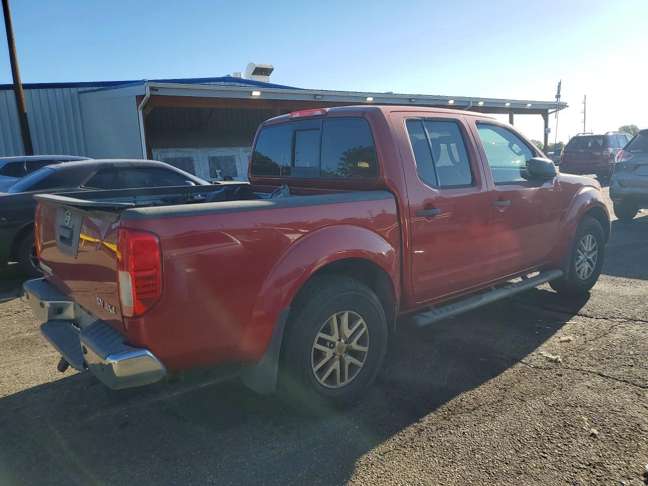 2015 Nissan Frontier S Maroon vin: 1N6AD0EV7FN731109