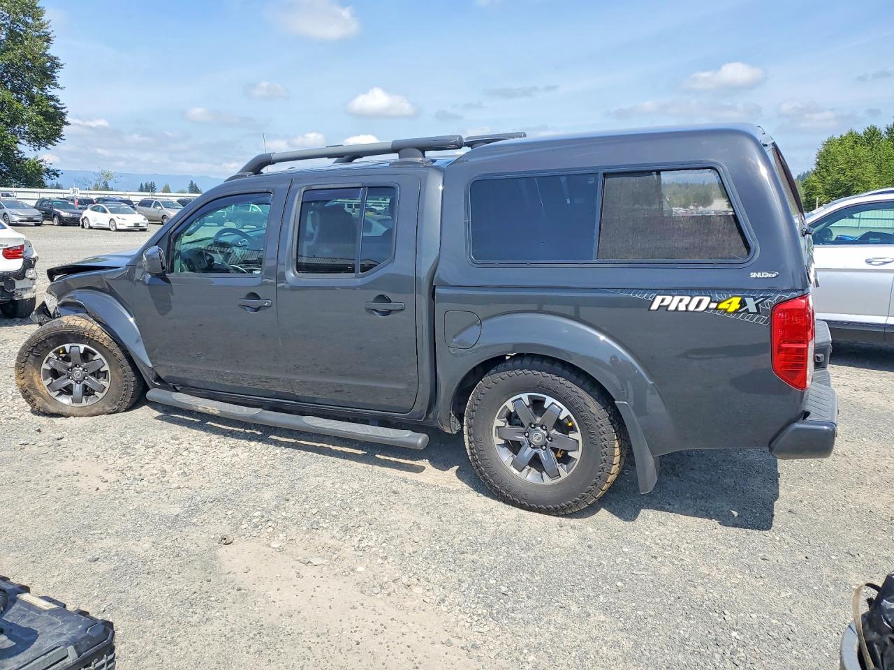 2015 Nissan Frontier Pro-4x Gray vin: 1N6AD0EV7FN736312