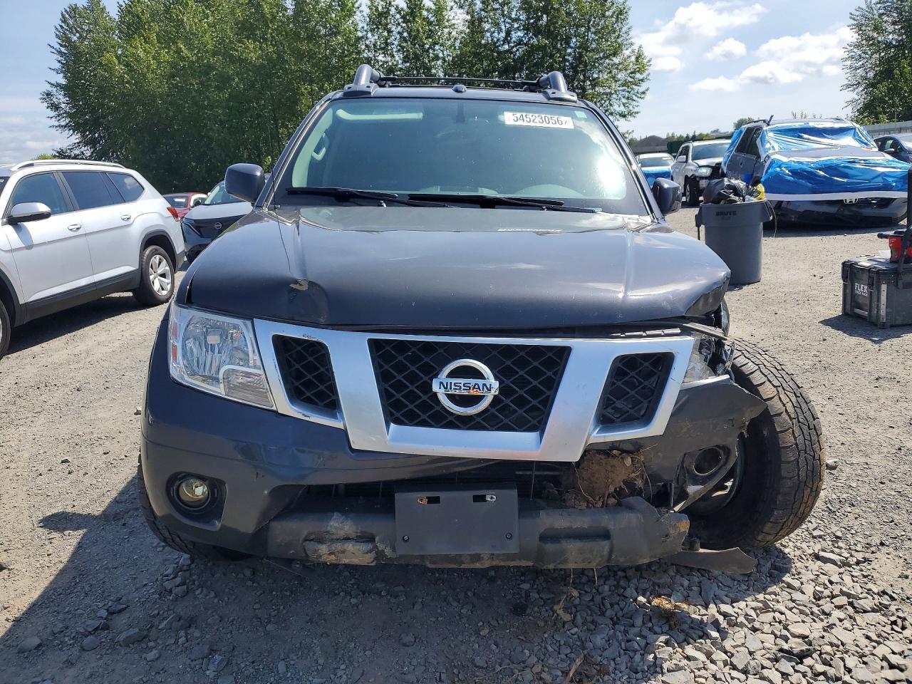 2015 Nissan Frontier Pro-4x Gray vin: 1N6AD0EV7FN736312