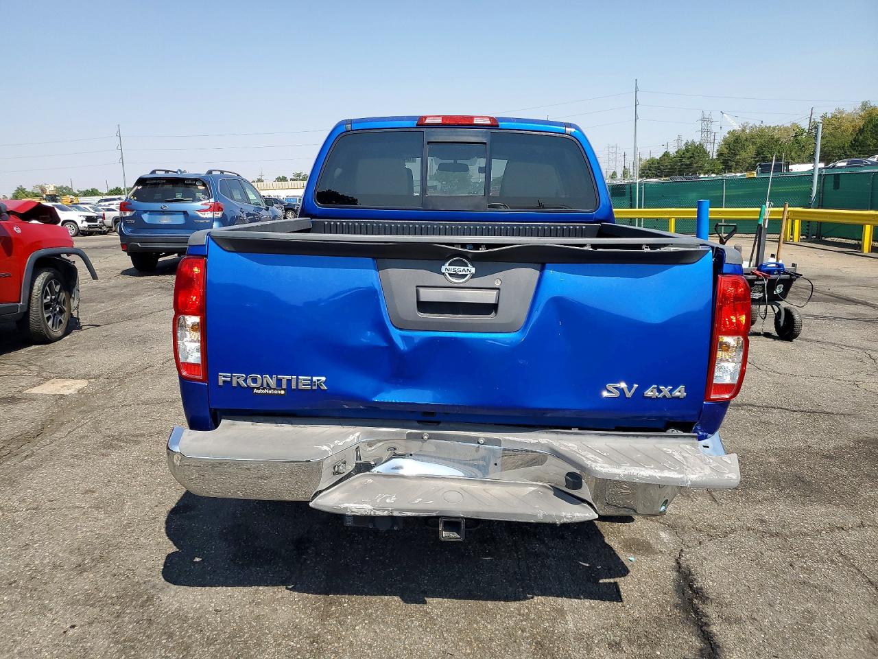 2015 Nissan Frontier Sv Blue vin: 1N6AD0EV7FN768564