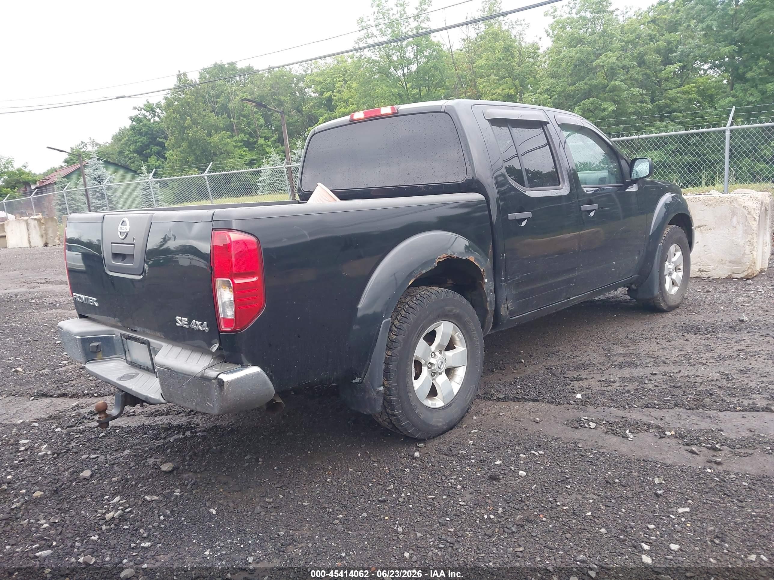 2010 Nissan Frontier Se Черный vin: 1N6AD0EV8AC443006
