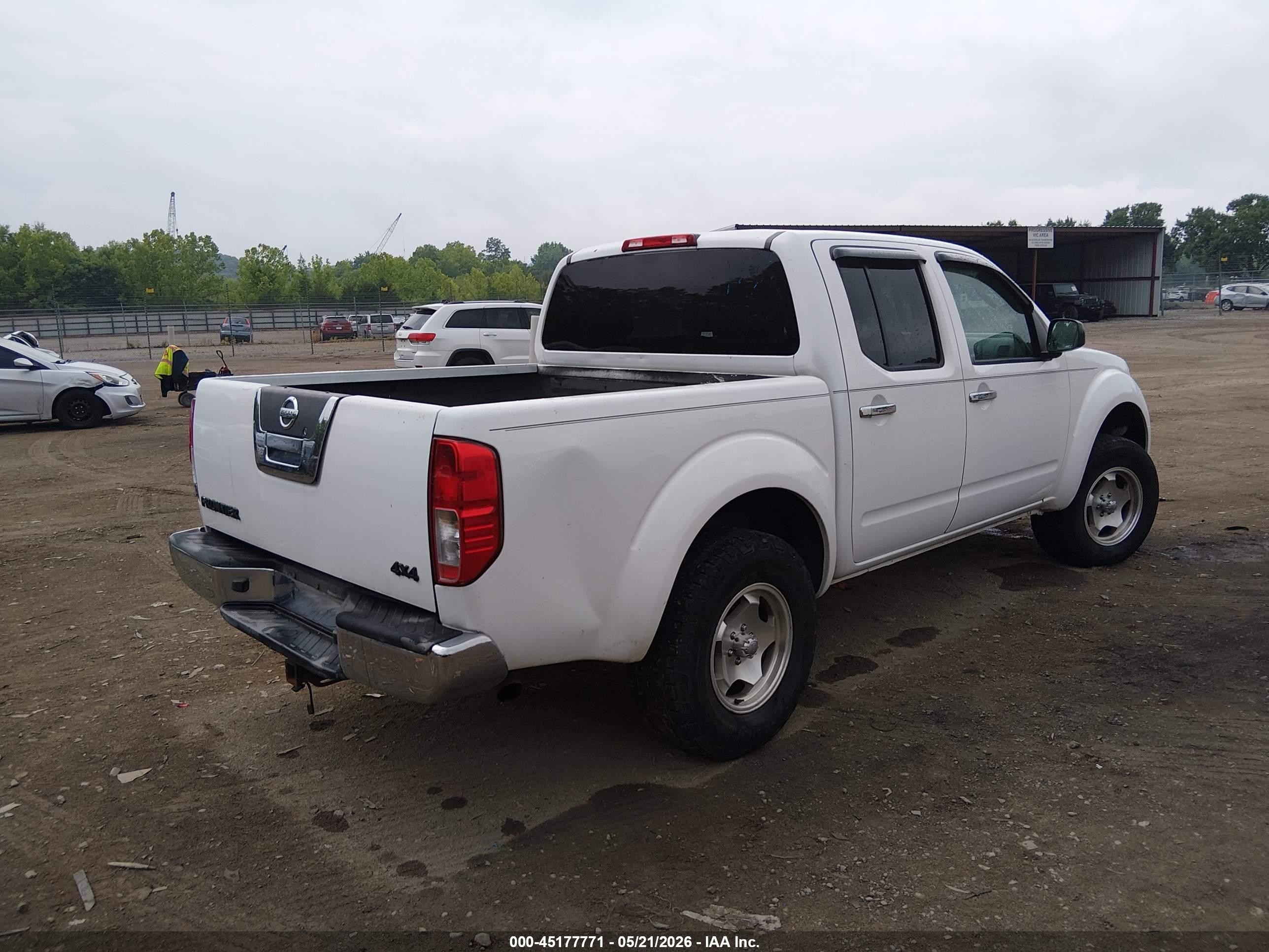 2011 Nissan Frontier S Белый vin: 1N6AD0EV8BC401498