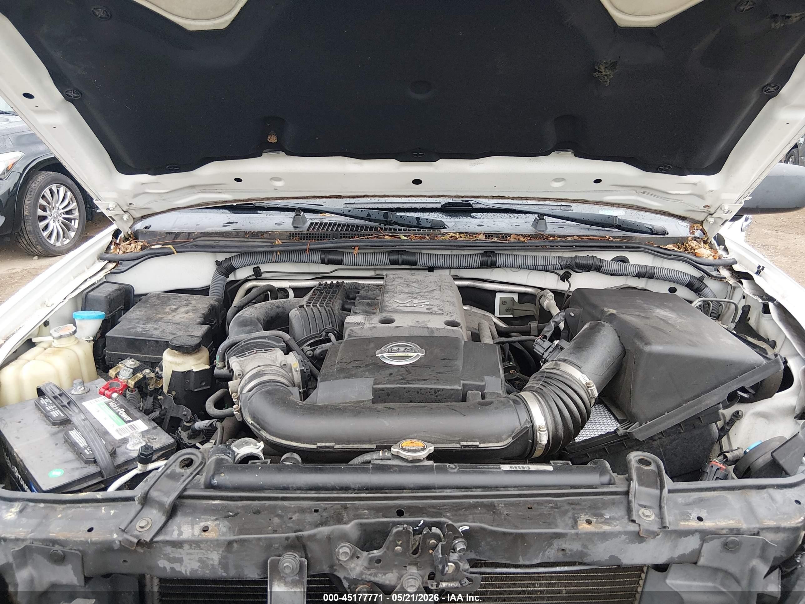 2011 Nissan Frontier S Белый vin: 1N6AD0EV8BC401498