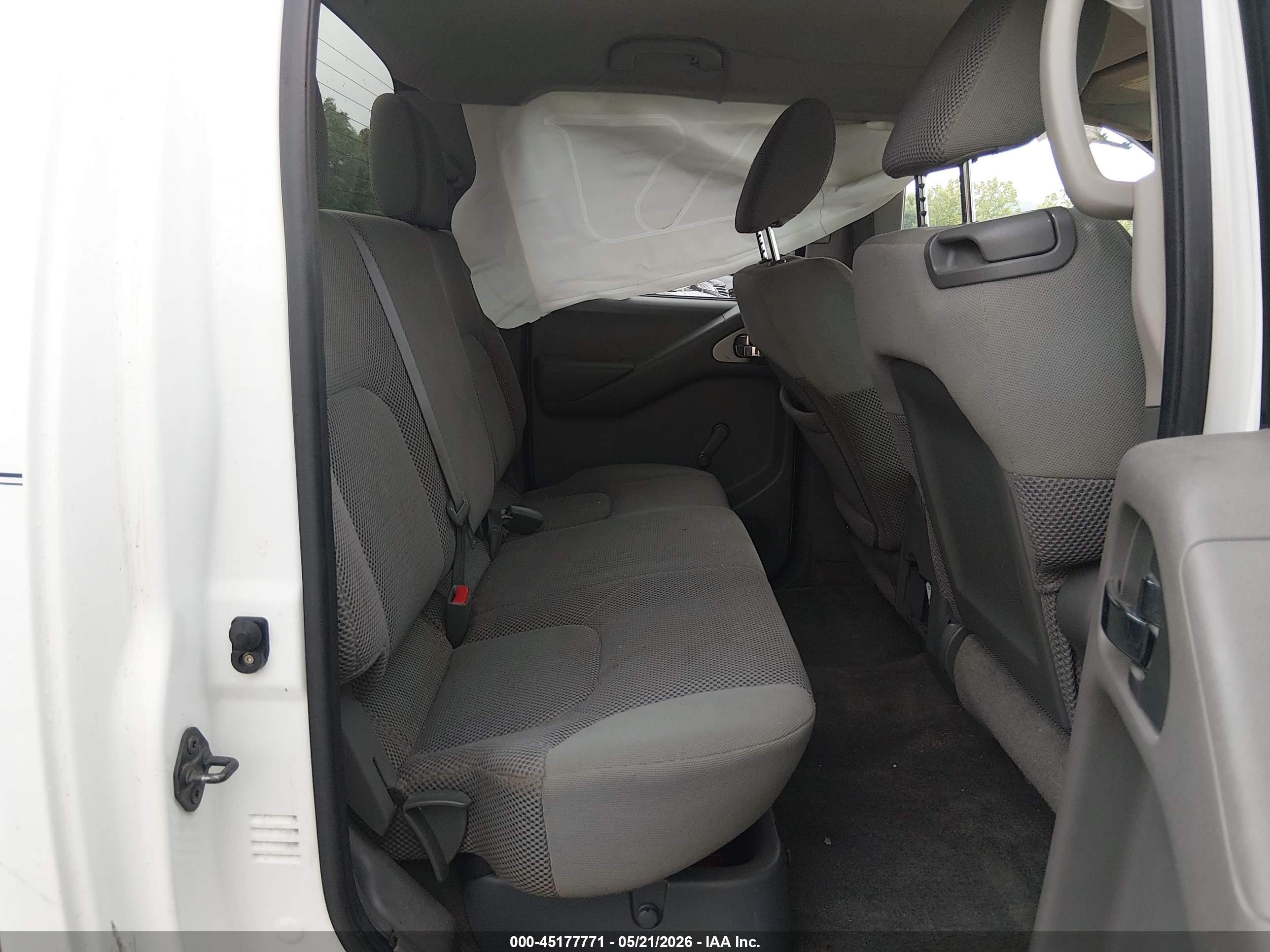 2011 Nissan Frontier S Белый vin: 1N6AD0EV8BC401498