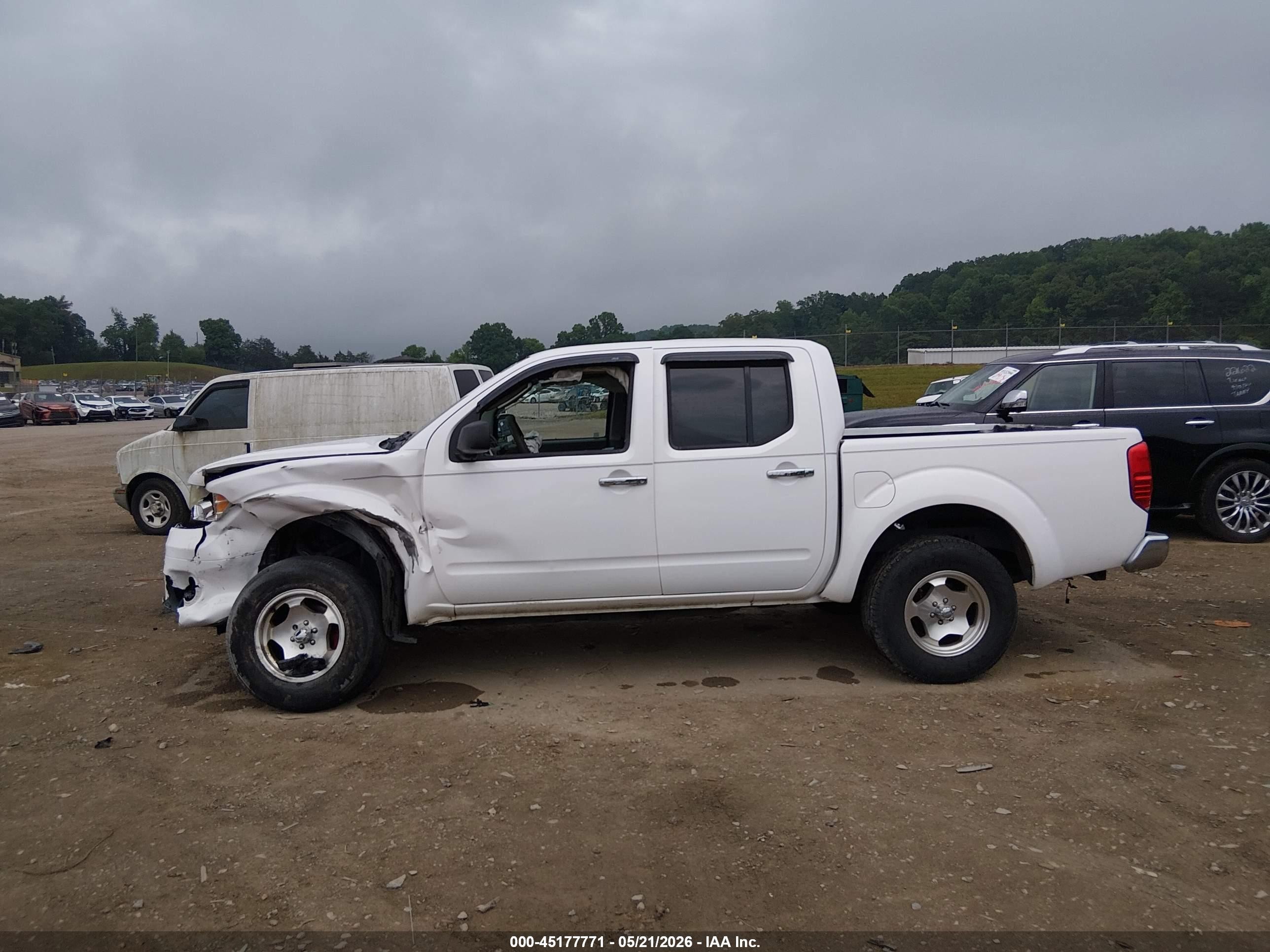 2011 Nissan Frontier S Белый vin: 1N6AD0EV8BC401498