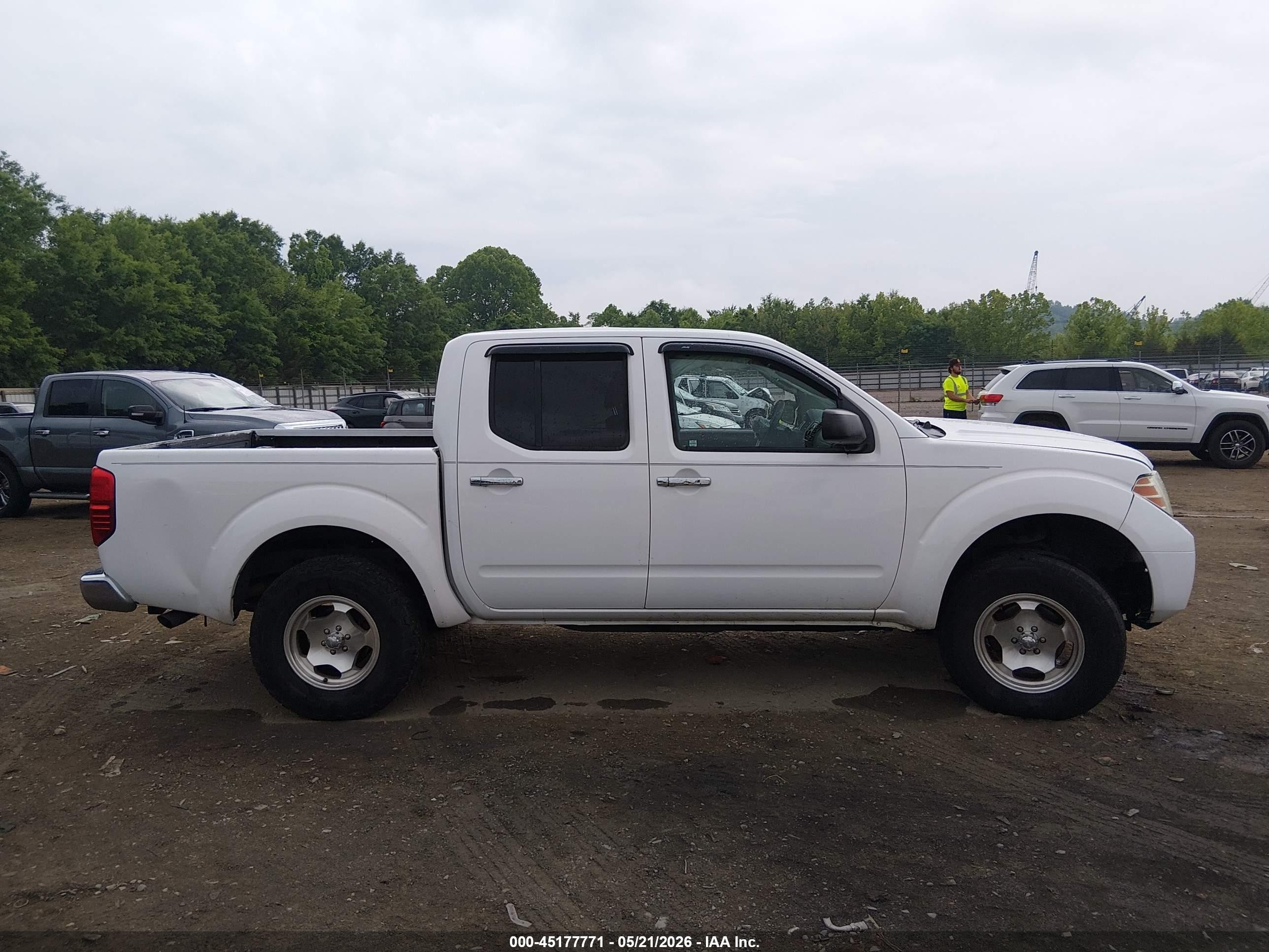 2011 Nissan Frontier S Белый vin: 1N6AD0EV8BC401498
