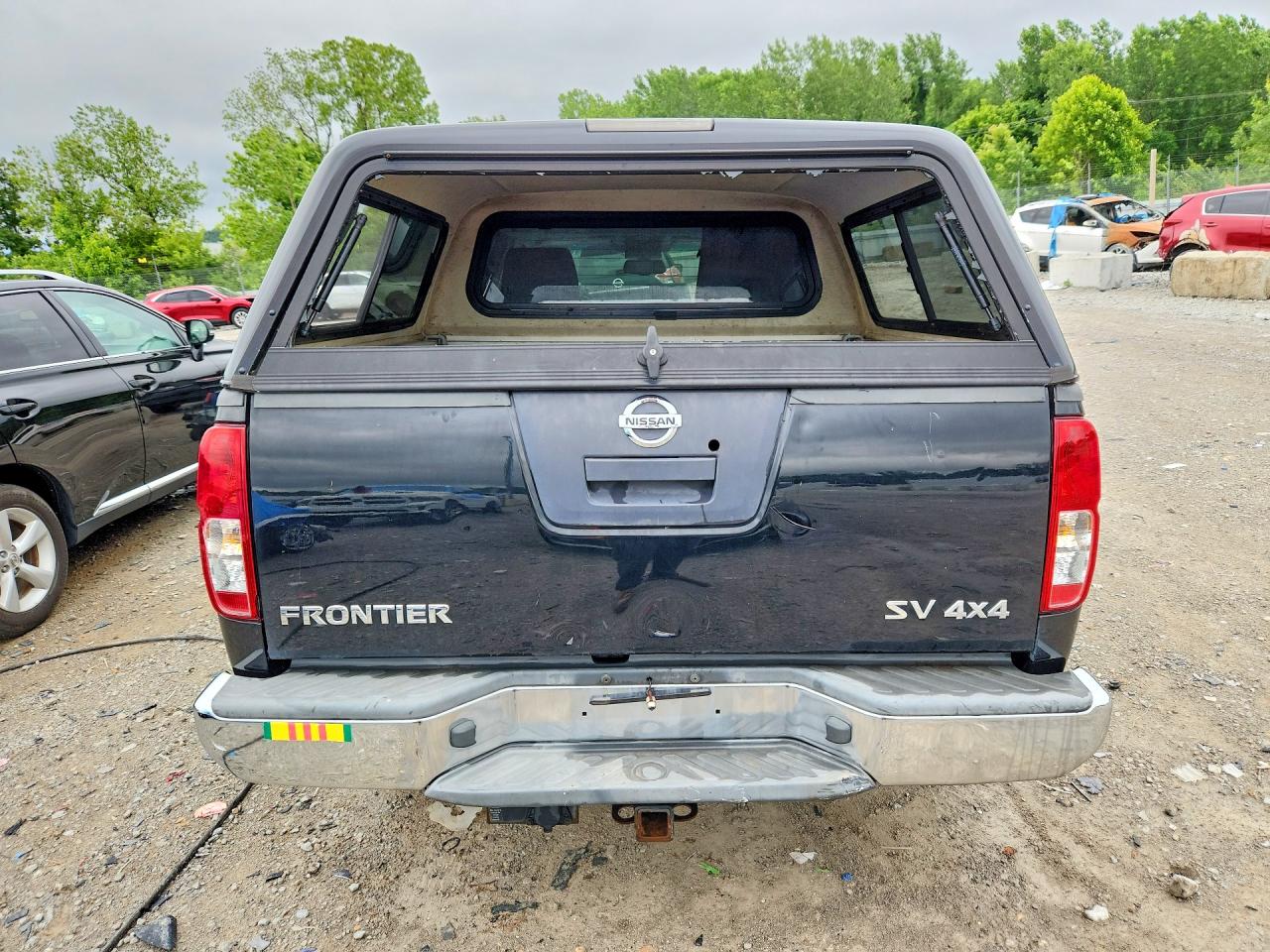 2011 Nissan Frontier S Black vin: 1N6AD0EV8BC434937