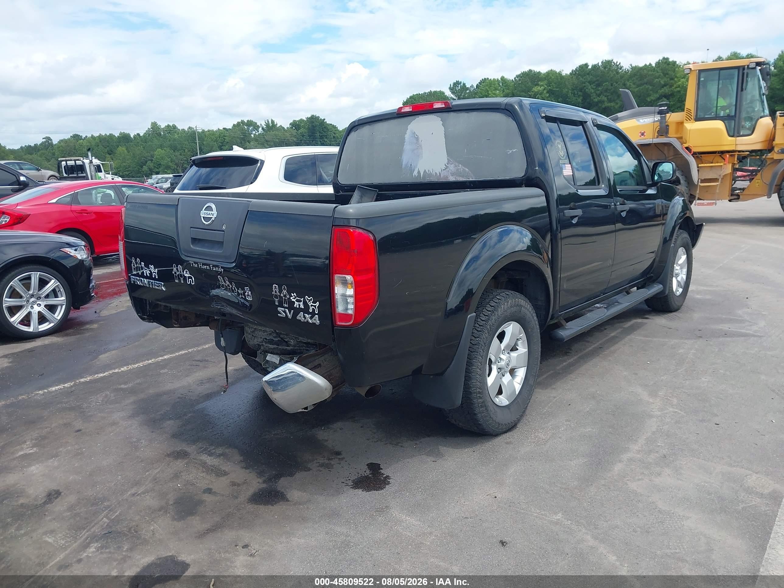 2011 Nissan Frontier Sv Черный vin: 1N6AD0EV8BC443668