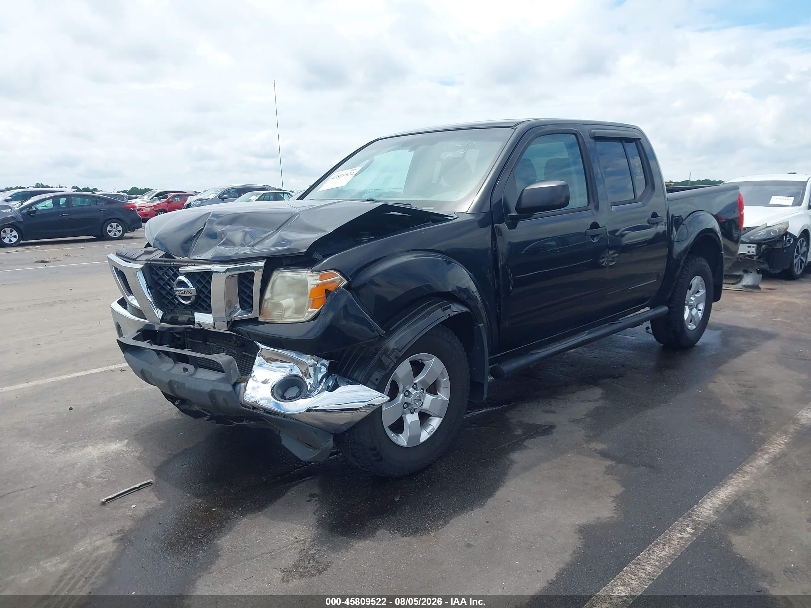 2011 Nissan Frontier Sv Черный vin: 1N6AD0EV8BC443668