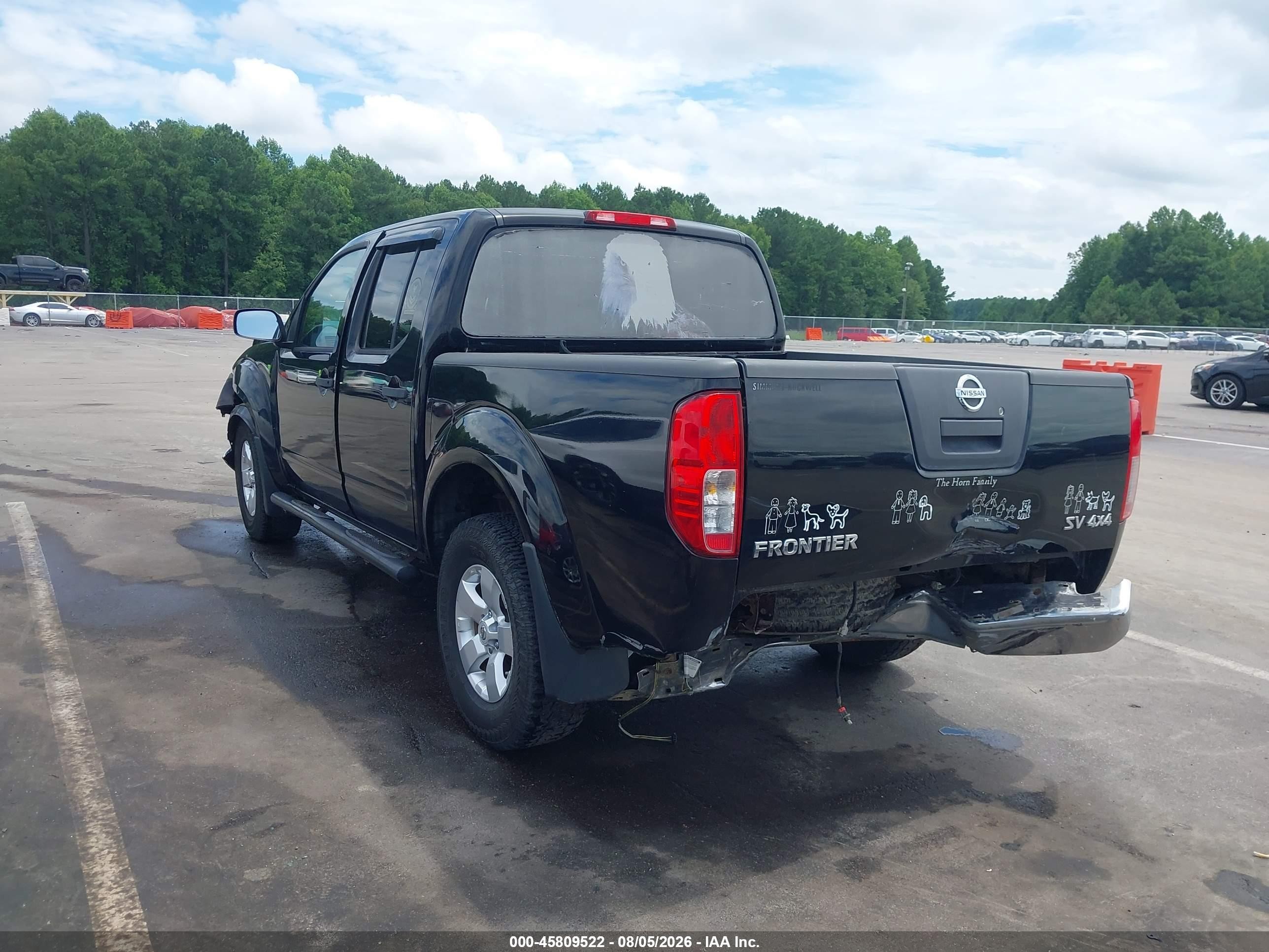 2011 Nissan Frontier Sv Черный vin: 1N6AD0EV8BC443668