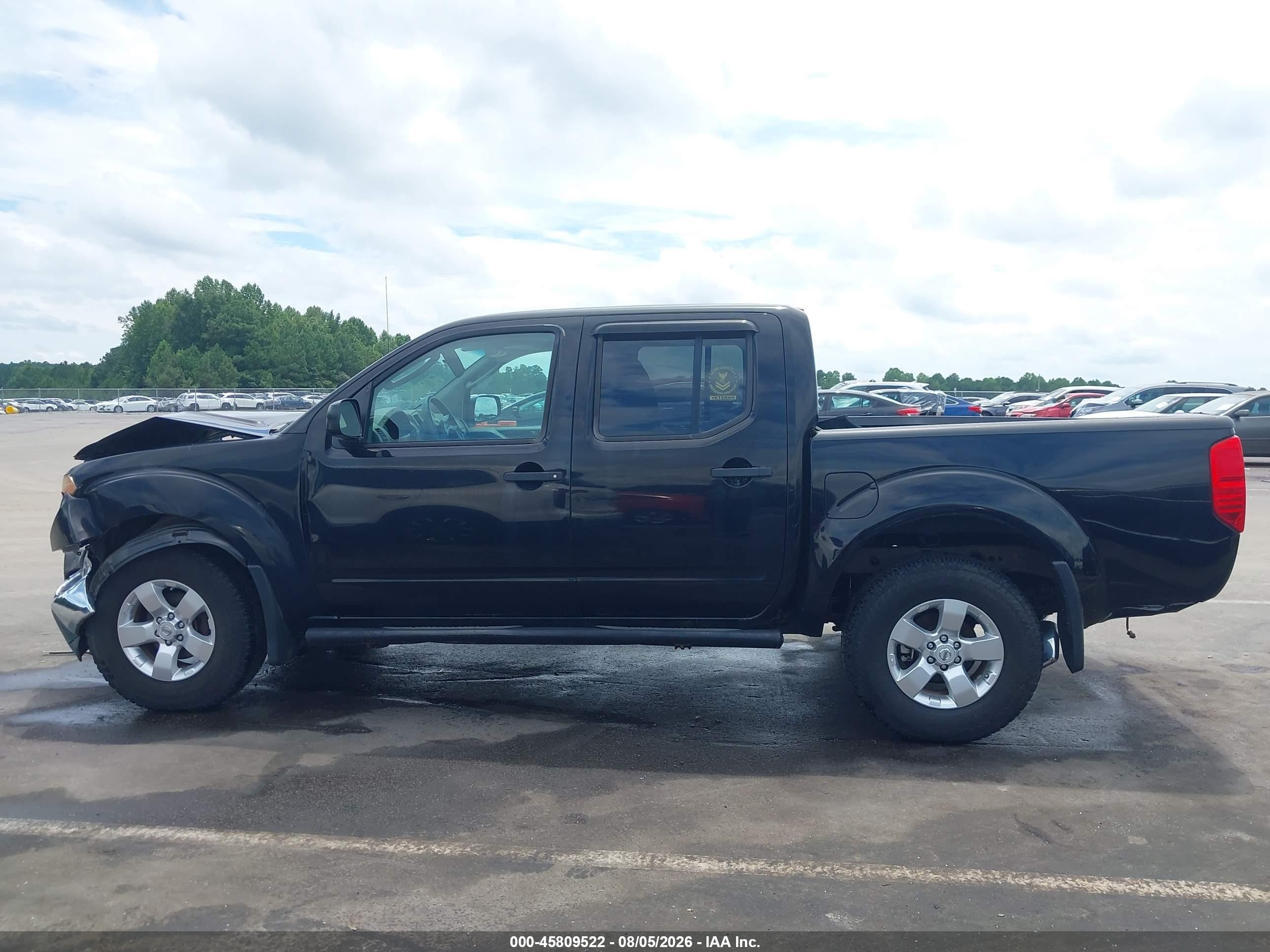 2011 Nissan Frontier Sv Черный vin: 1N6AD0EV8BC443668